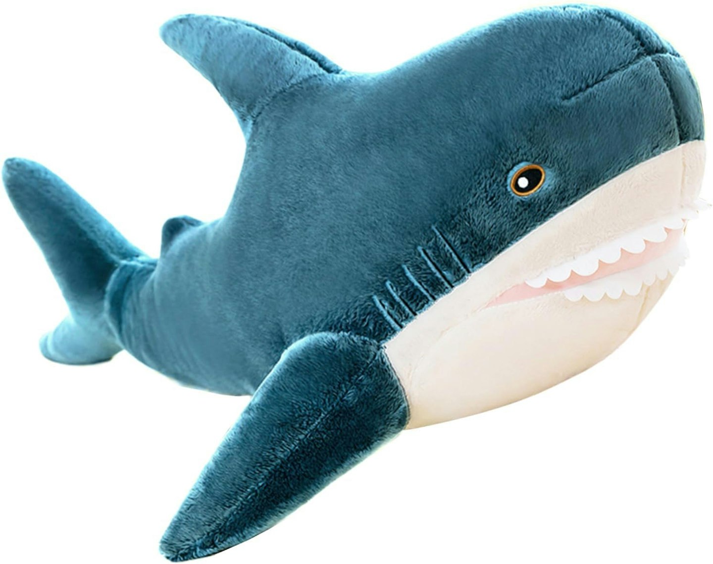 Kekeso giant blue shark plush pillow soft toy