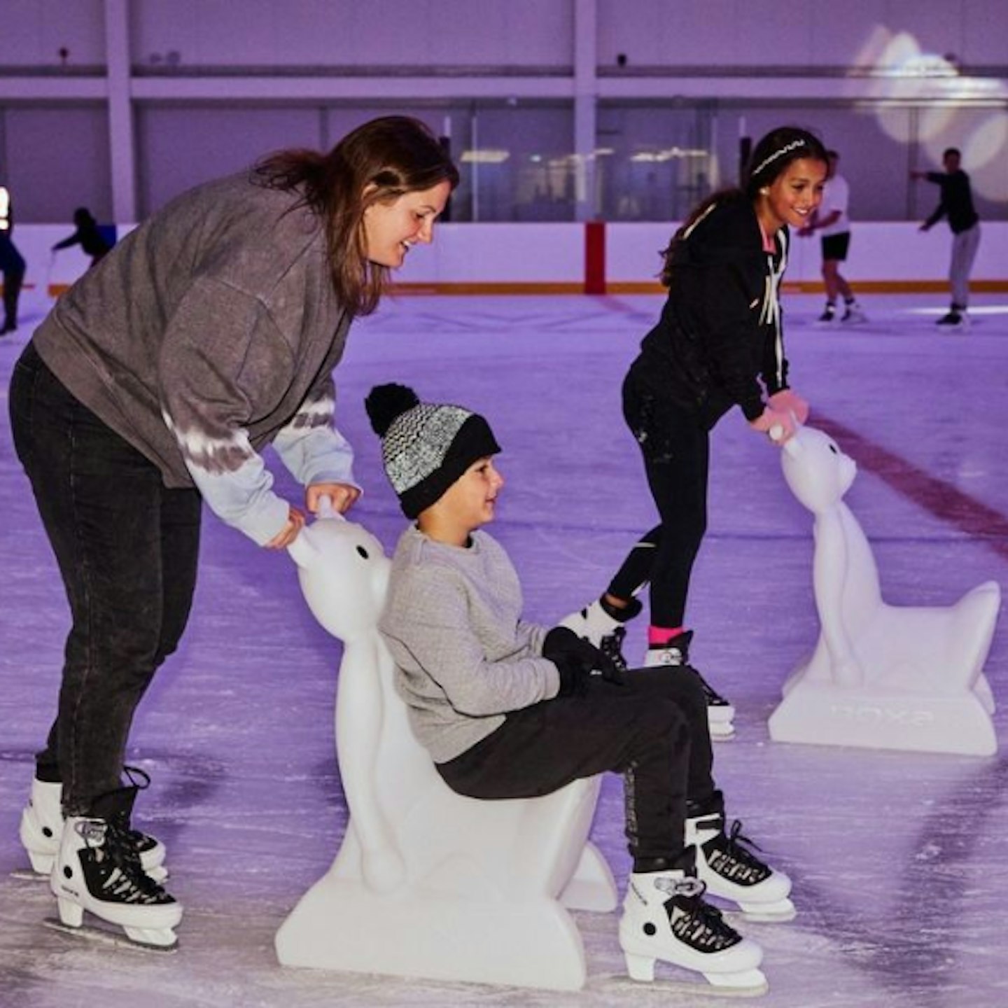 Skating at Lee Valley Ice Centre