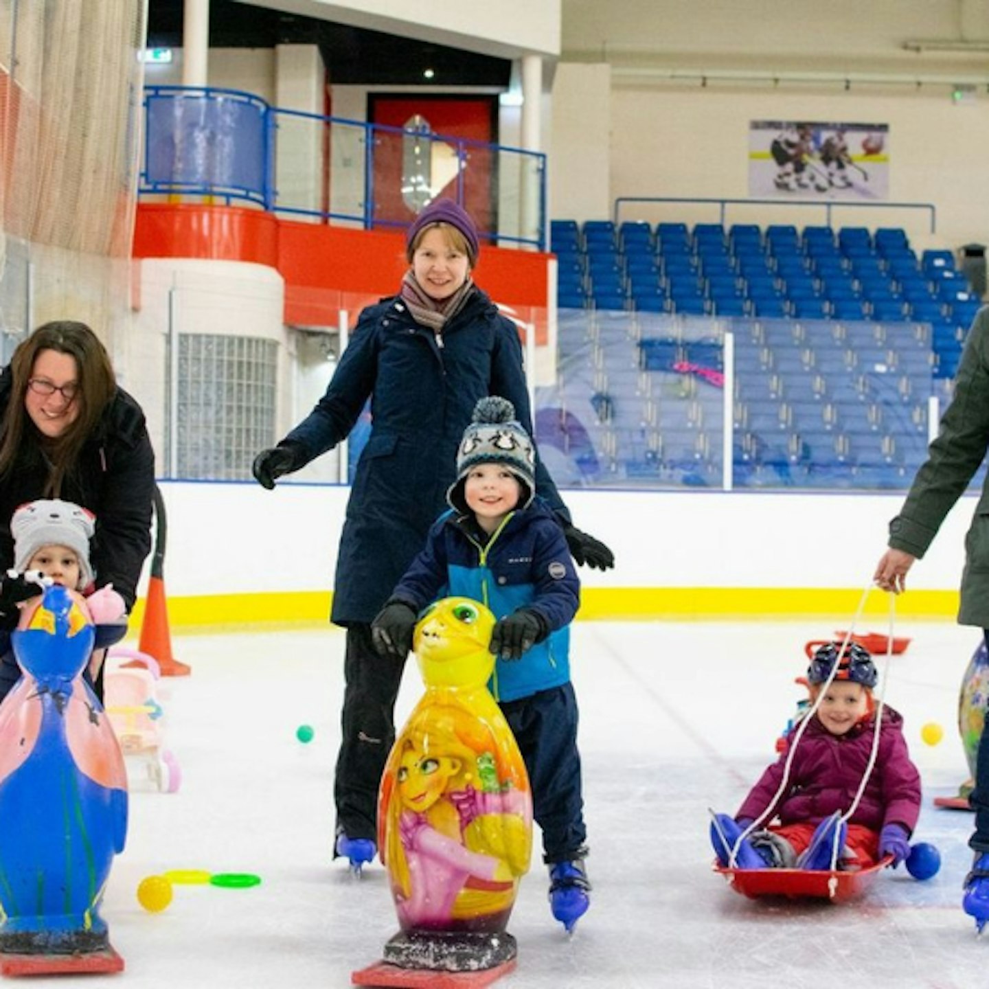 Parent and toddler session at Linx Ice Arena