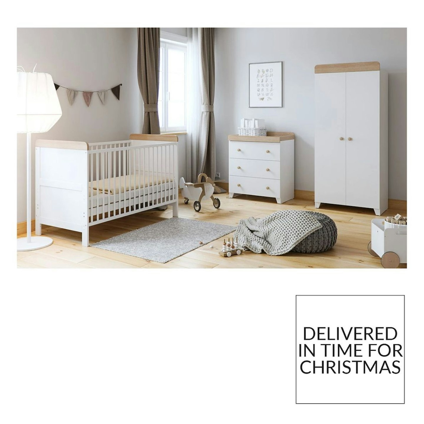 VERY Black Friday Deals - Little Acorns Classic 2 Tone 3 Piece Furniture Set - White/Oak