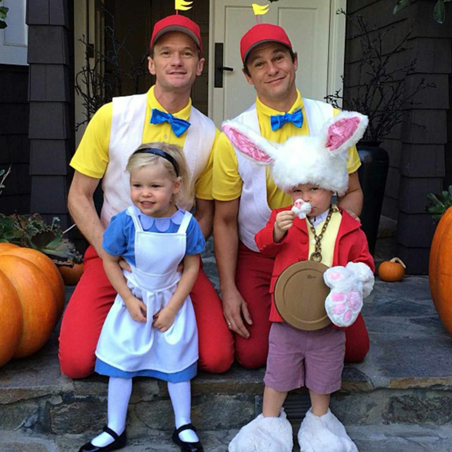 Neil Patrick Harris & David Burtka's Alice in Wonderland Costume