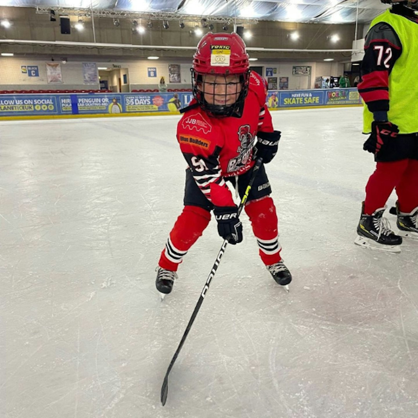 Ice hockey lesson at Planet Ice