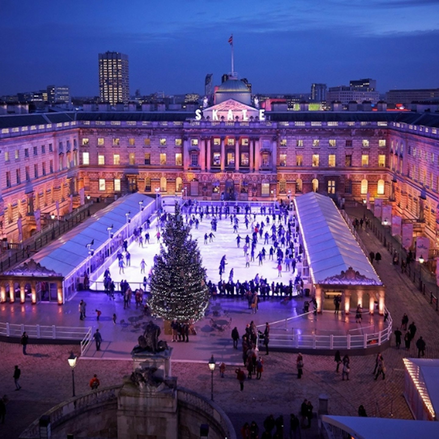 Skating at Somerset House