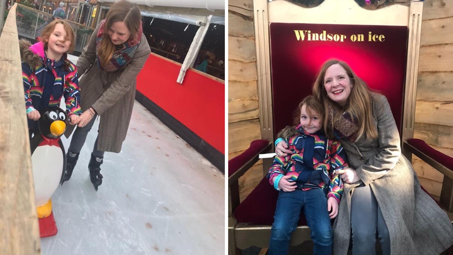 Skating at Windsor on Ice