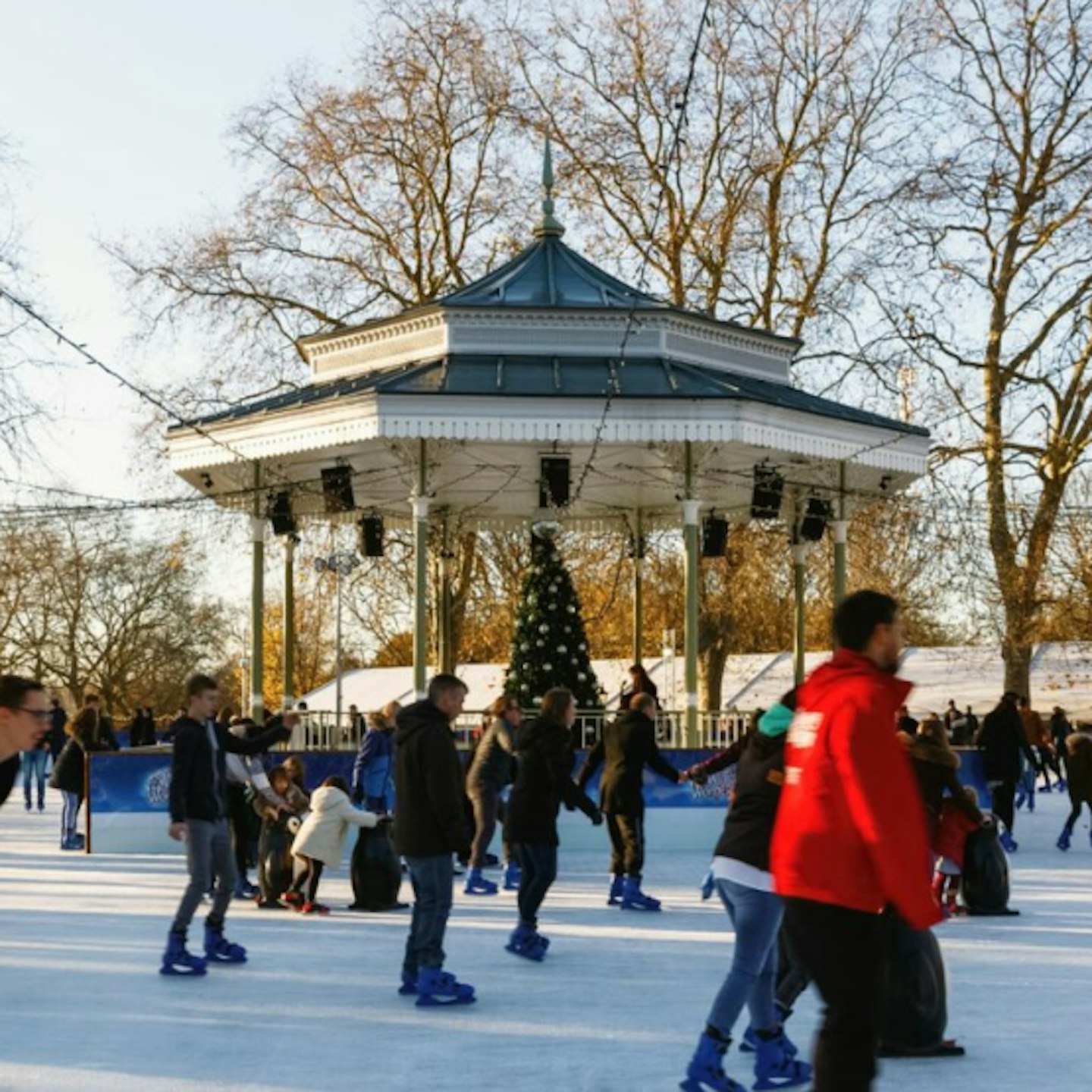 Skating at Winter Wonderland, London