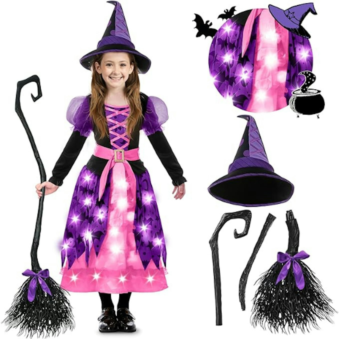 Witch fancy dress costume