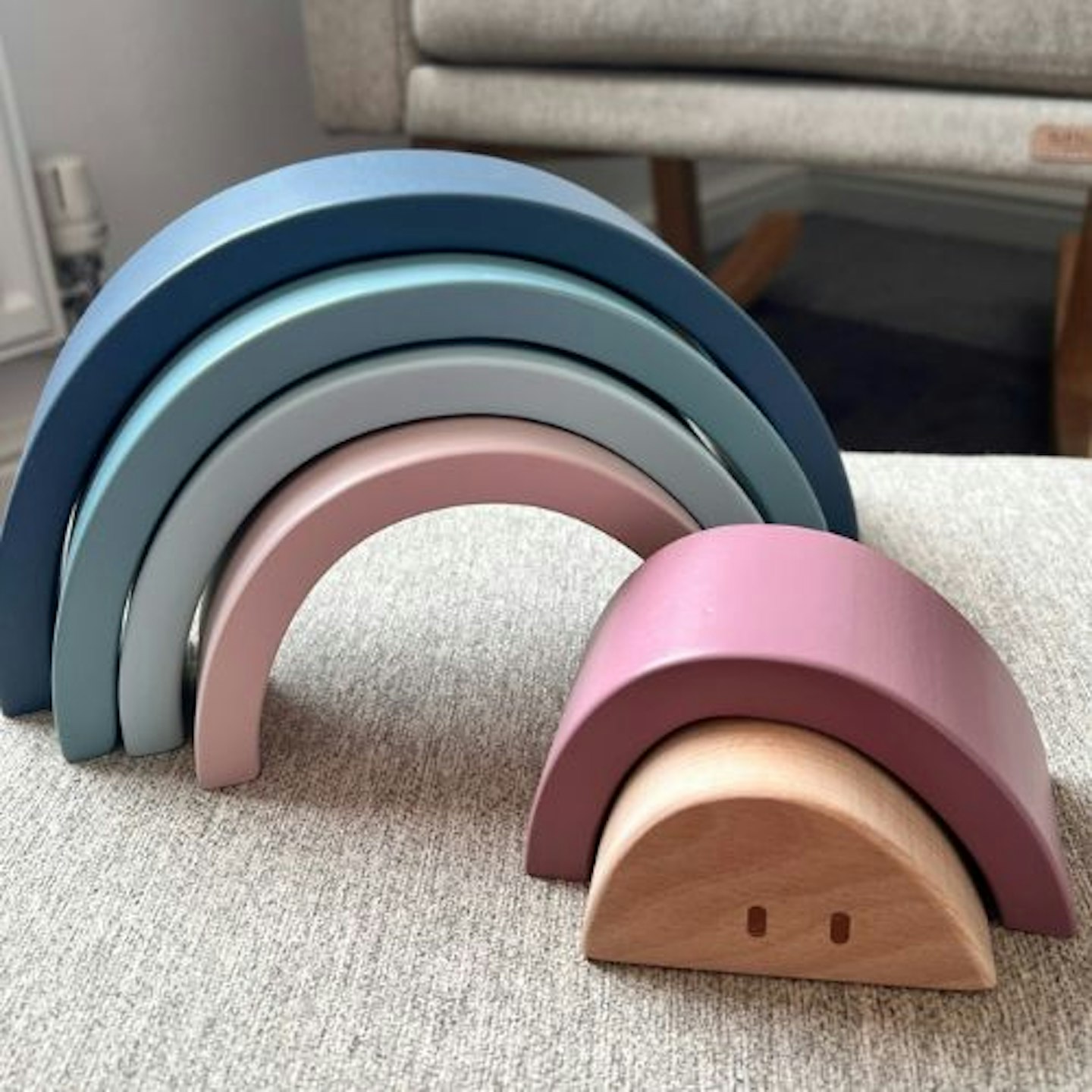 Wooden Rainbow Stacker