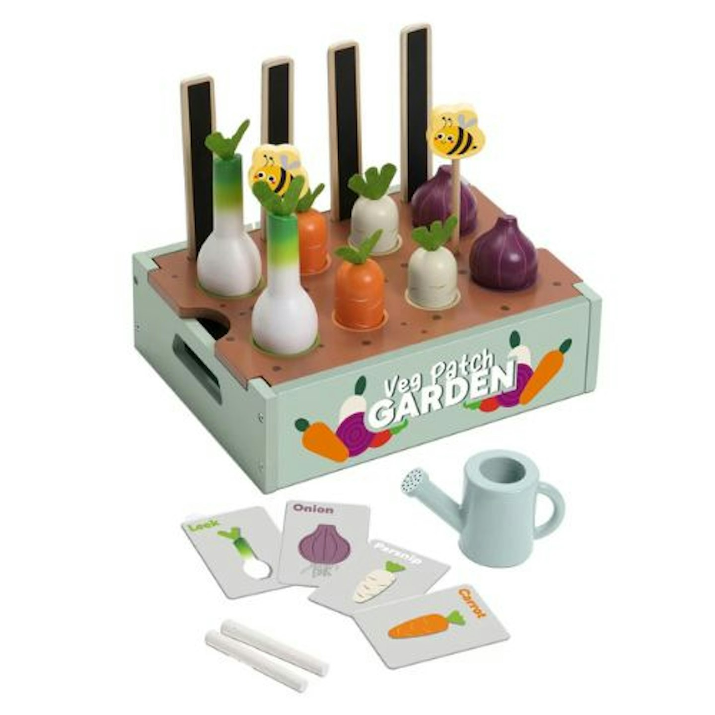 Wooden Toy Tabletop Vegetable Patch