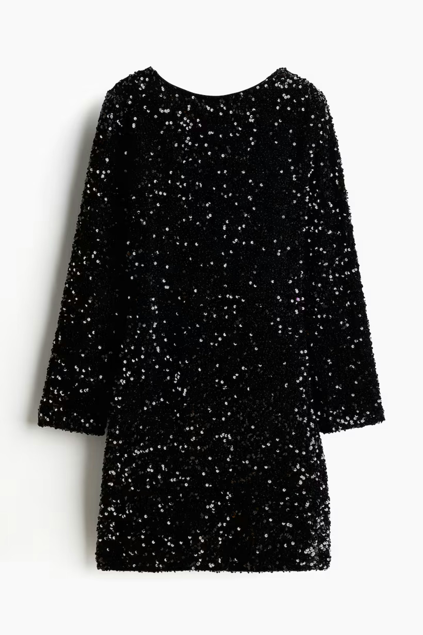 Sequinned Deep-Back Dress 