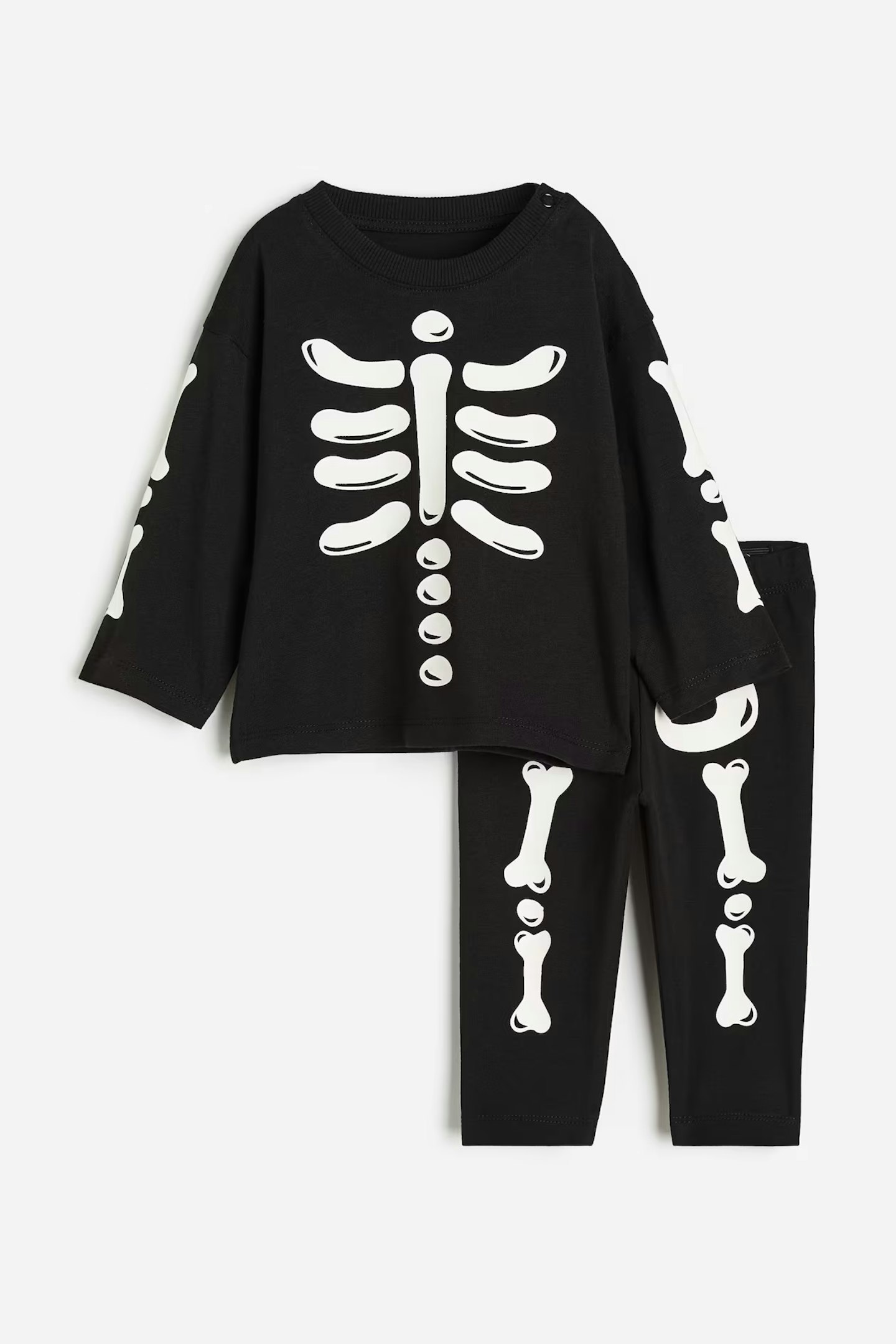 H&M Skeleton Jersey Set