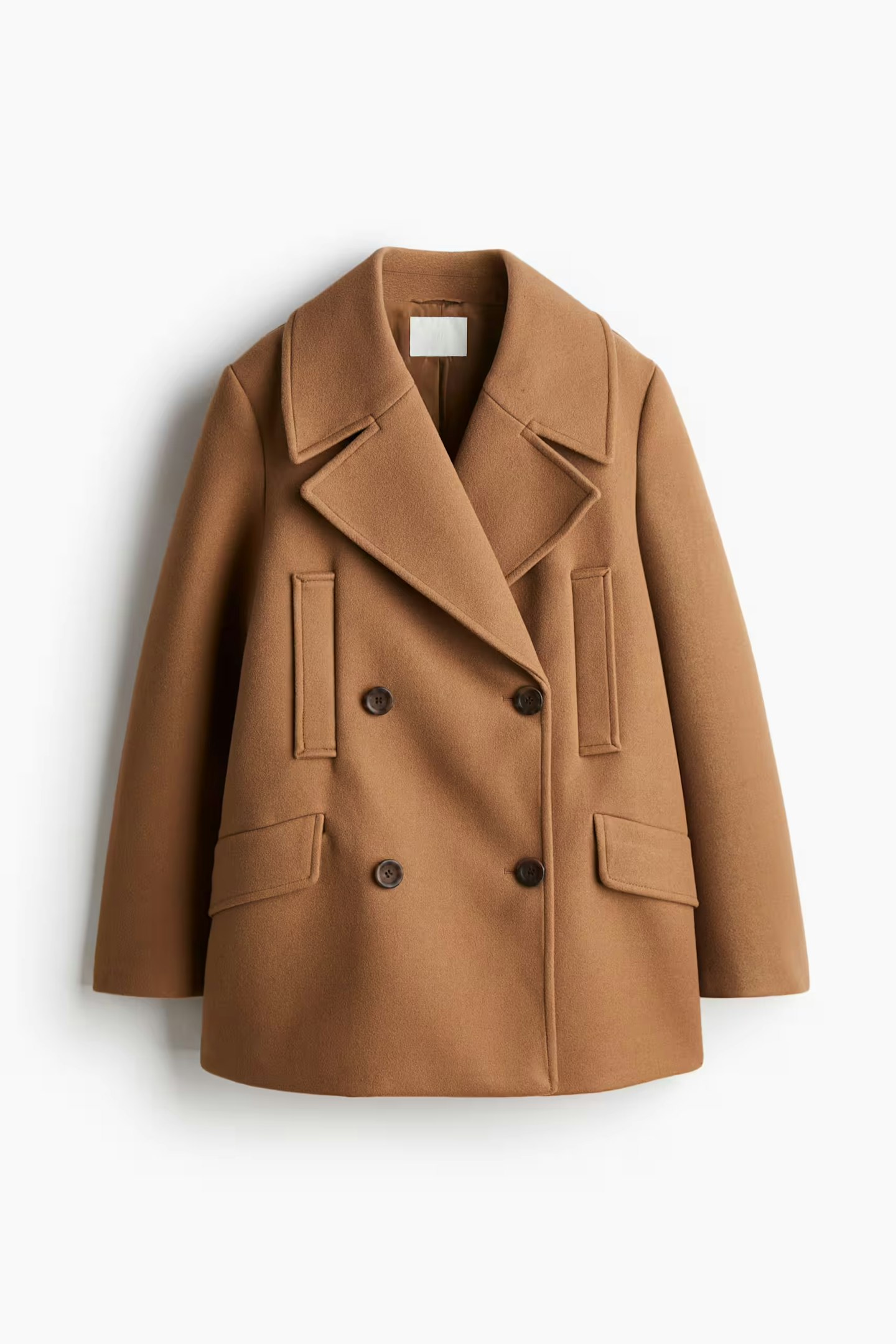 Dark Beige Pea Coat