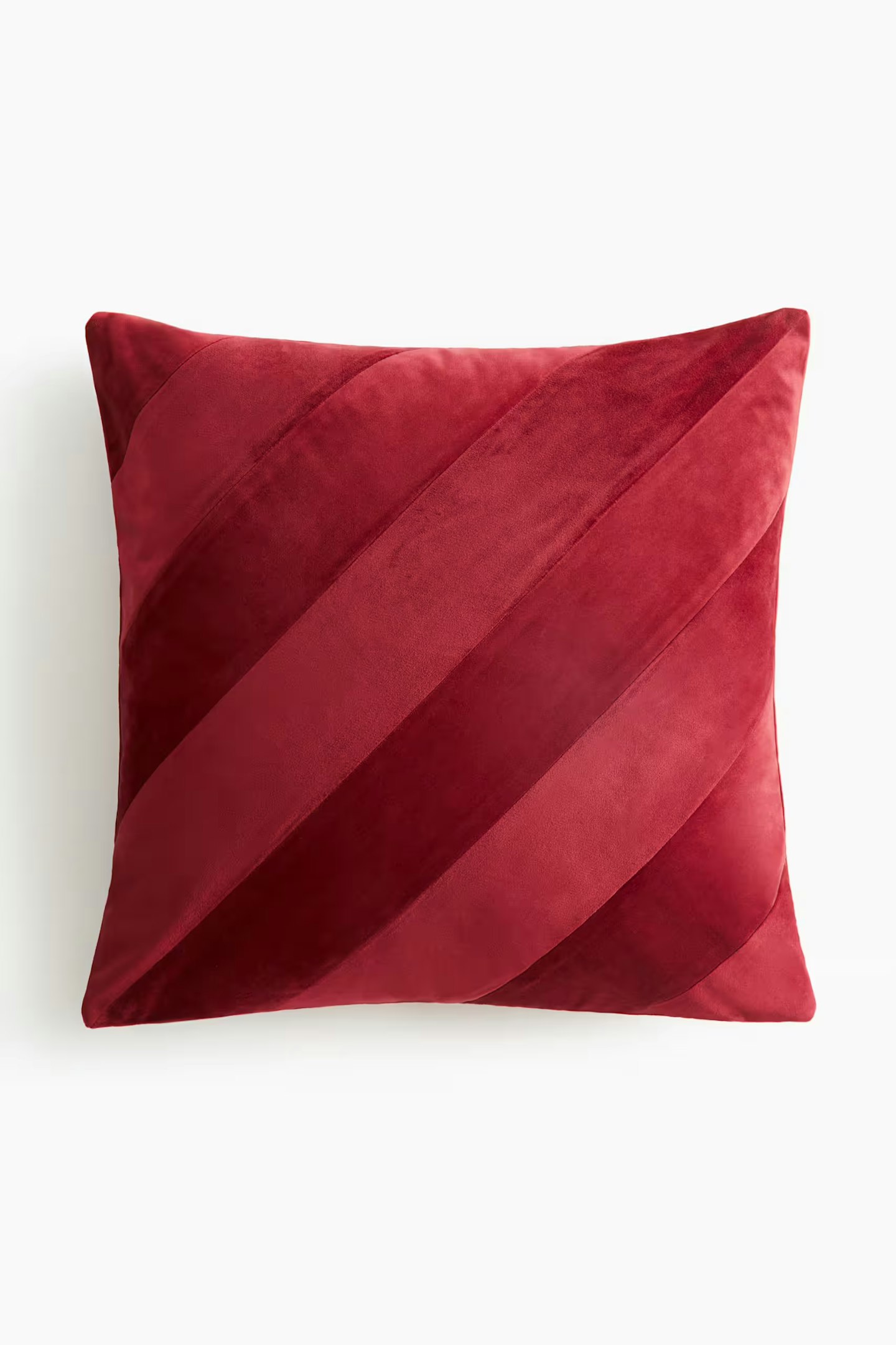 Striped Velvet Cushion 