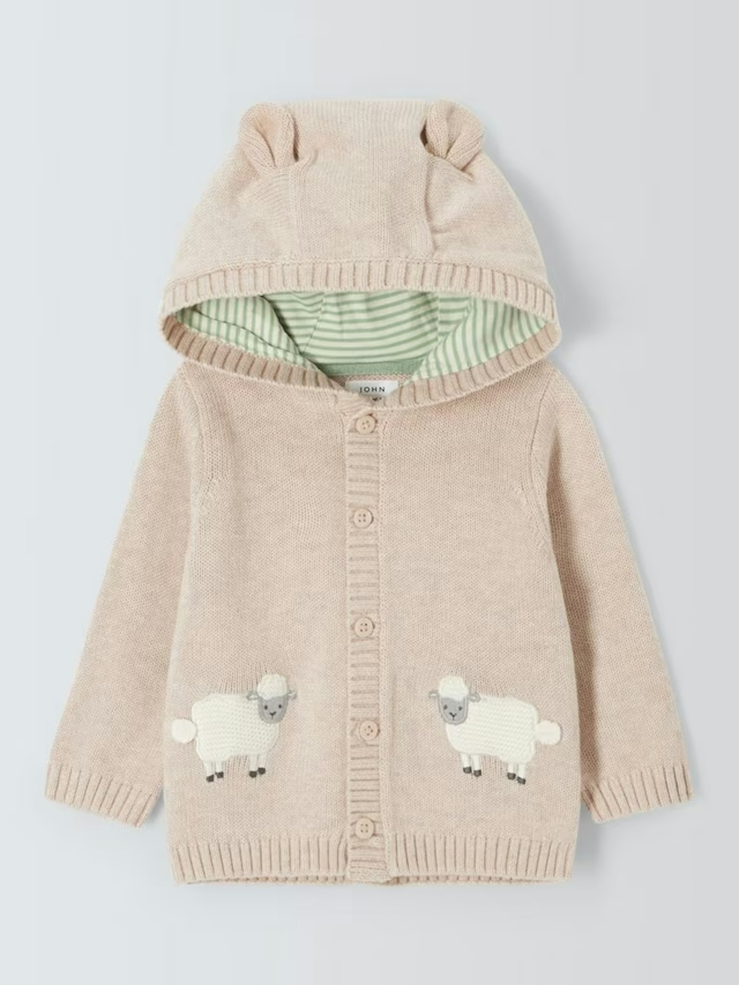 Baby Sheep Hooded Cardigan