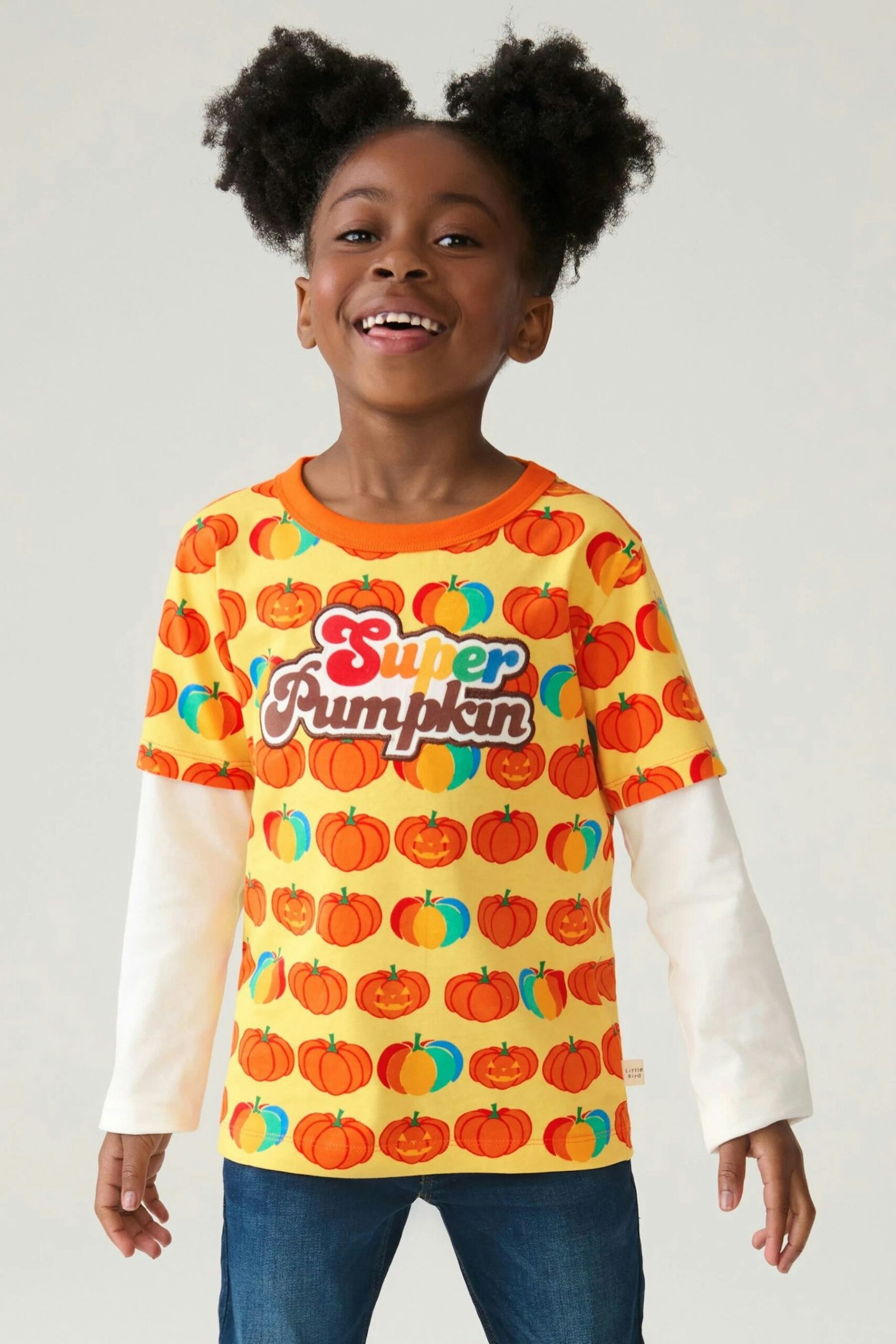 Little Bird by Jools Oliver Pumpkin Long-Sleeve T-Shirt