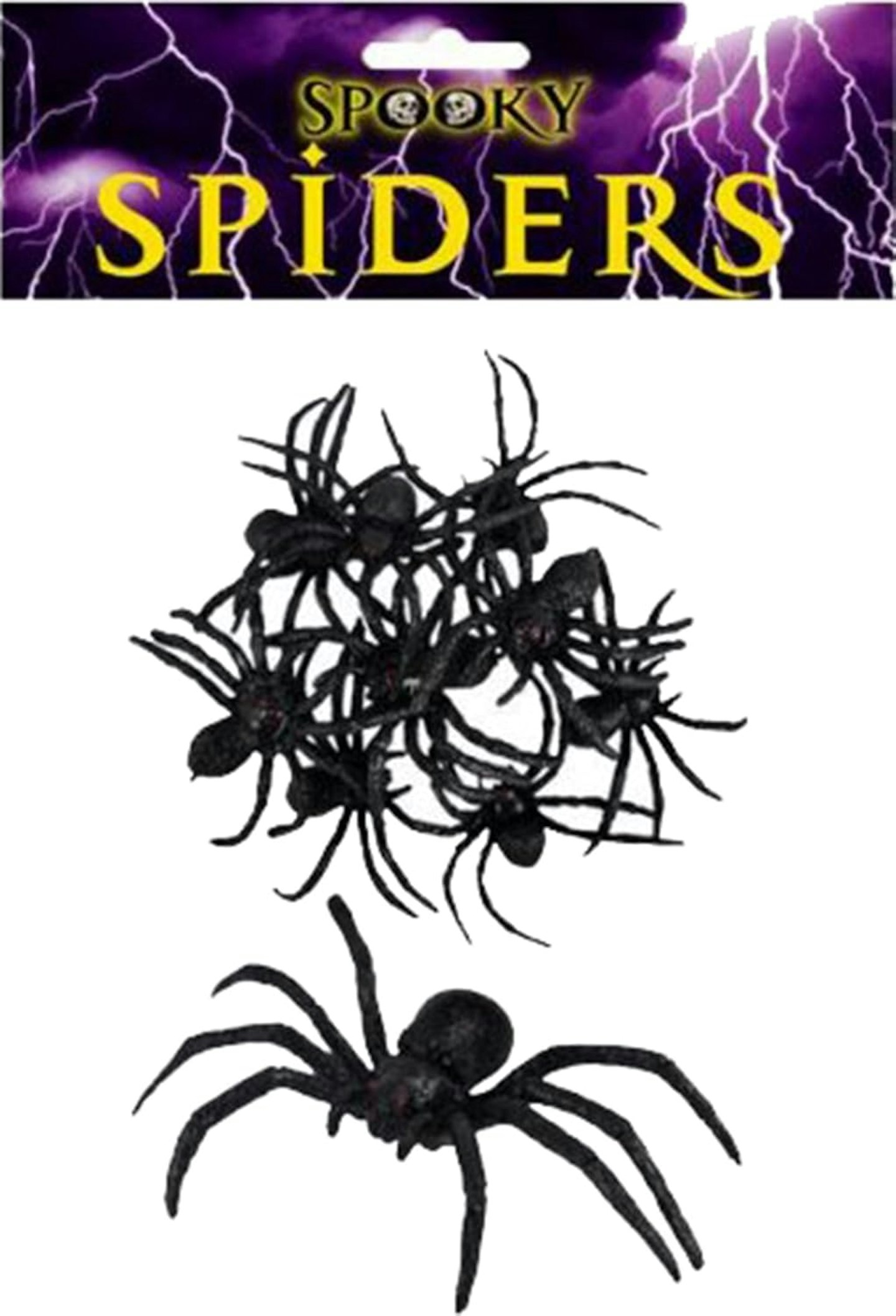 plastic spiders