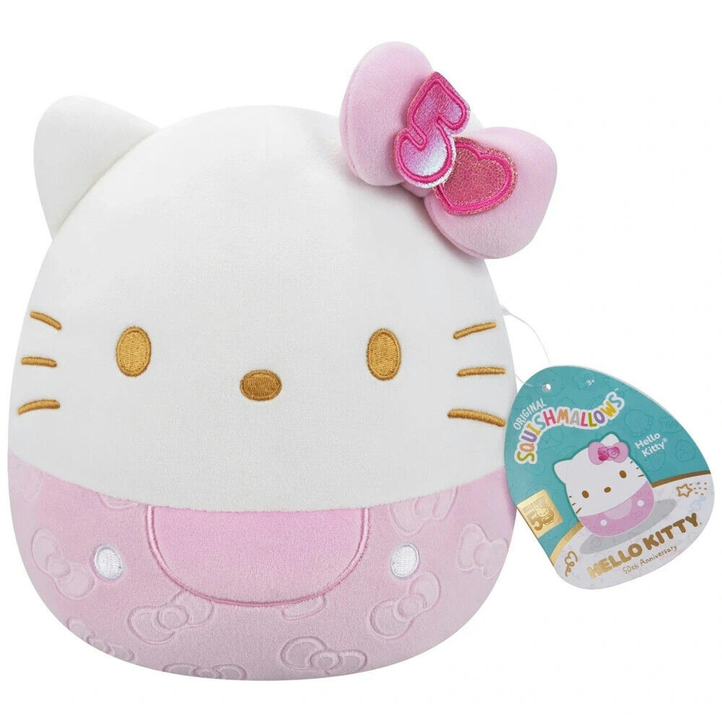 Original Squishmallows 20cm Hello Kitty 50th Anniversary Limited Edition Plush