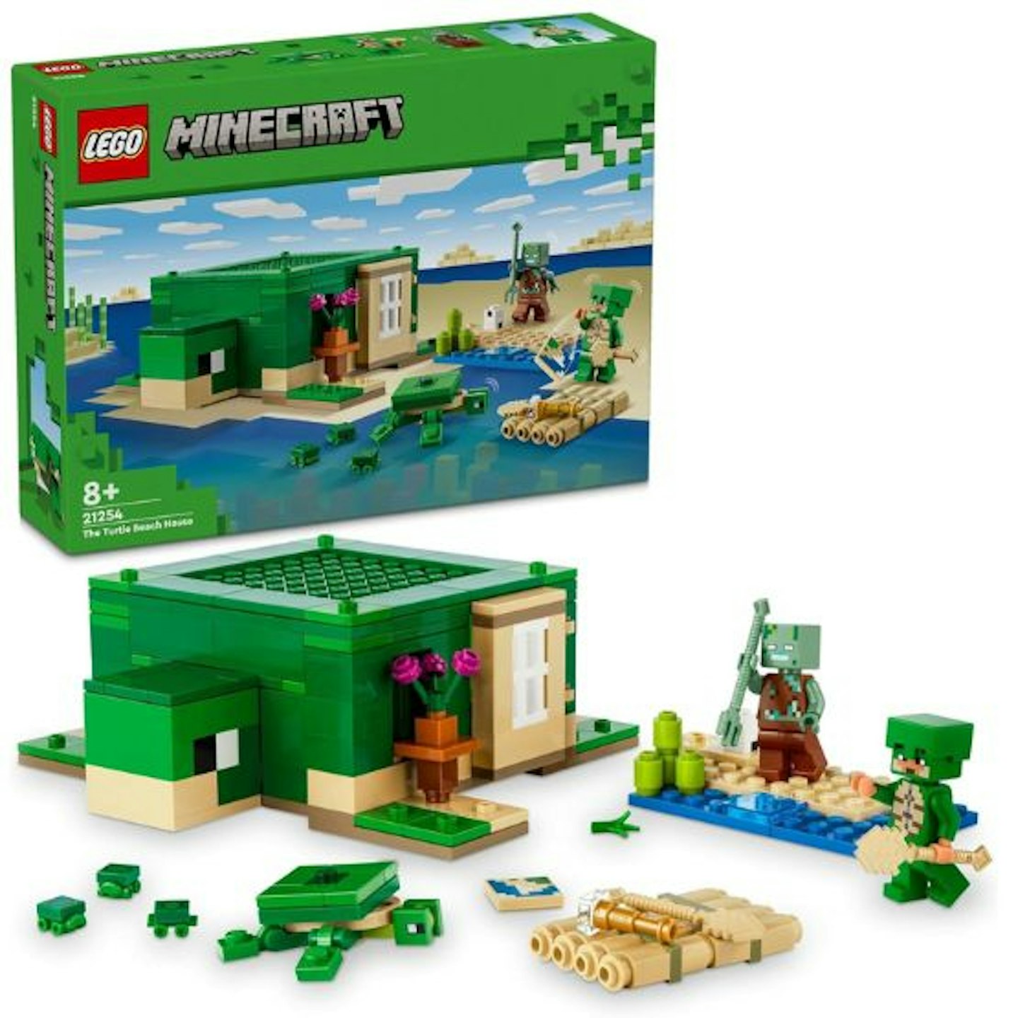 A Lego set for Minecraft, showing Turtle House