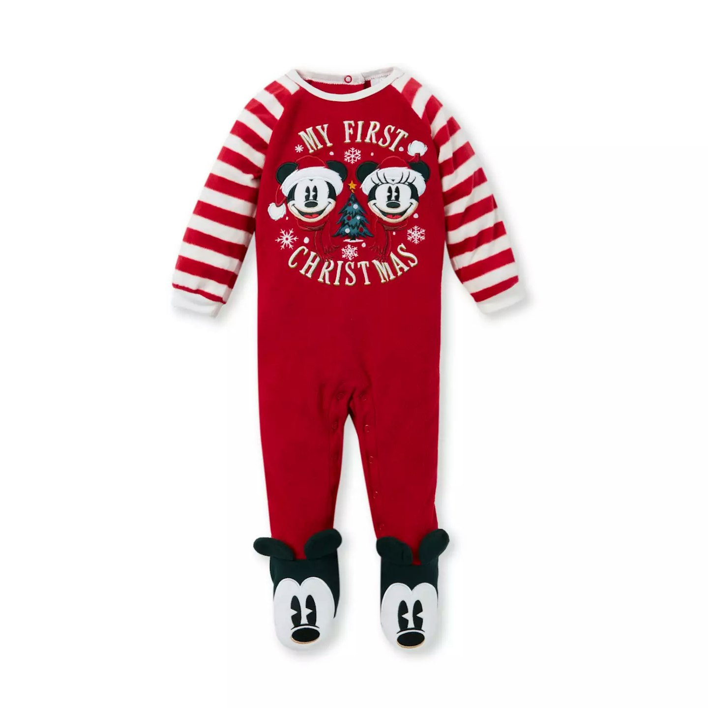 Mickey and Minnie Mouse 'My First Christmas' Baby Sleeper