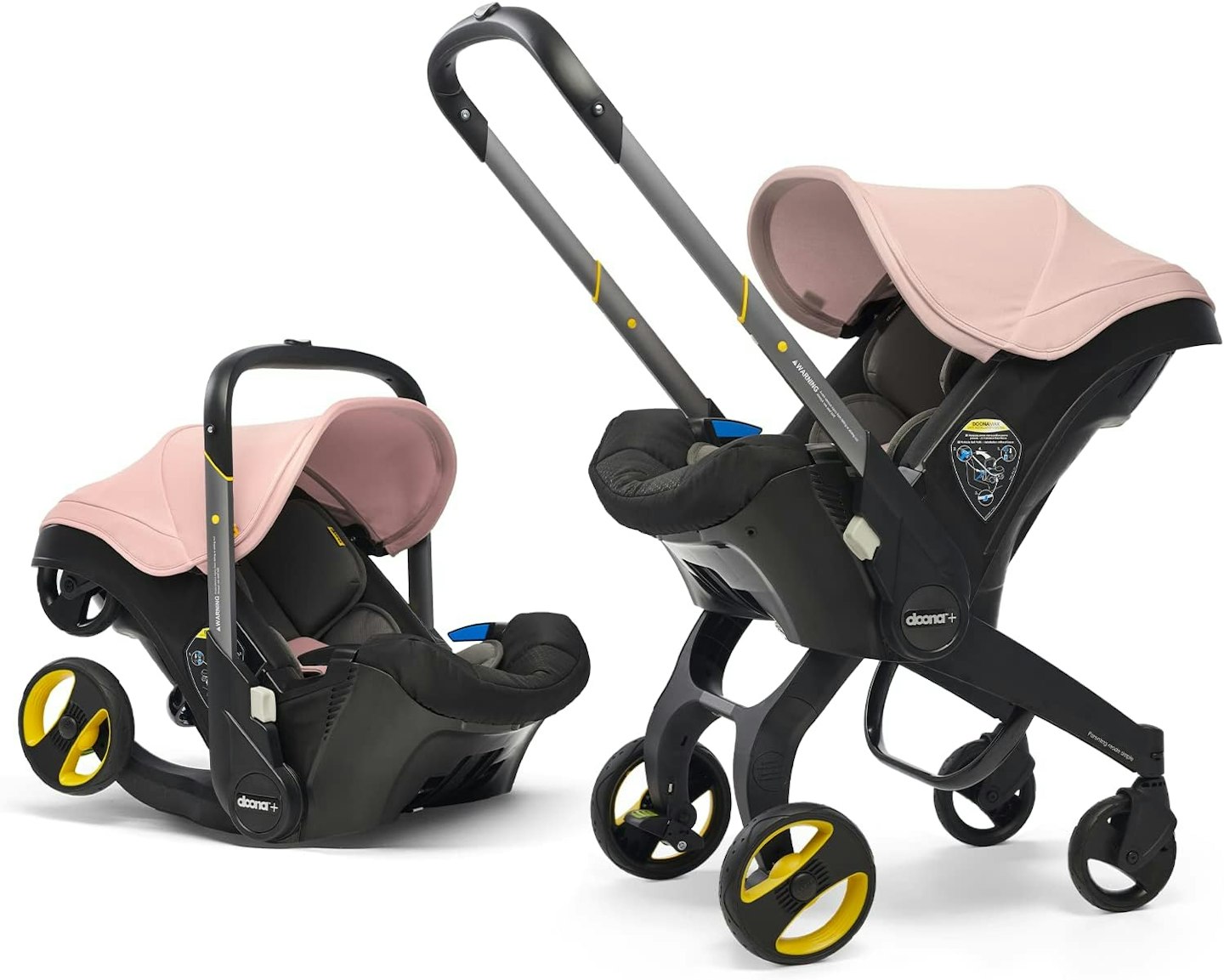 Doona+ Baby Car Seat & Travel Stroller Blush Pink