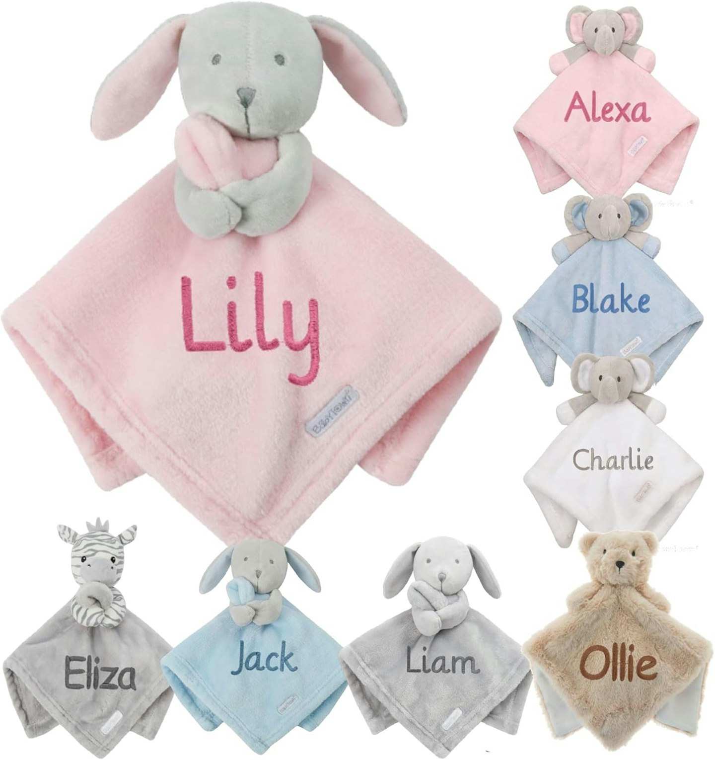 Personalised Baby Comforter Blanket