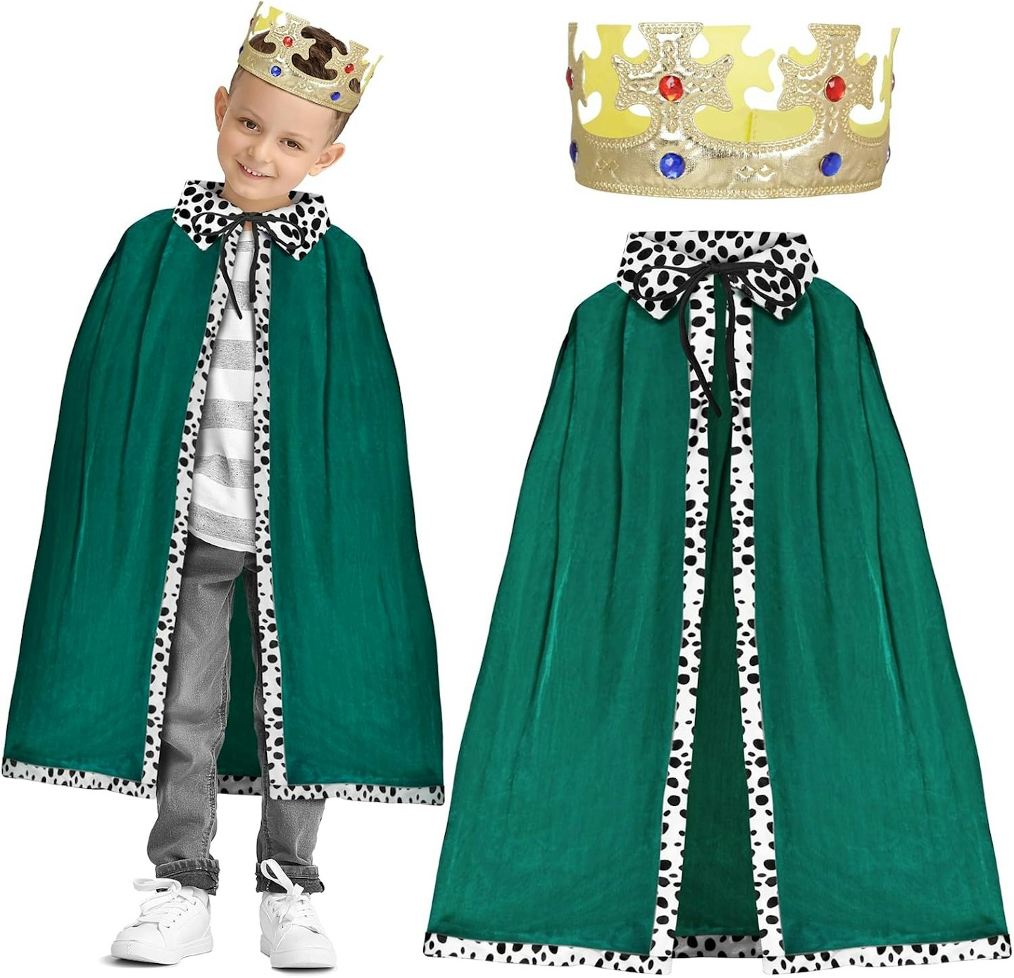 DKINY 2 Piece Kids King Costume 