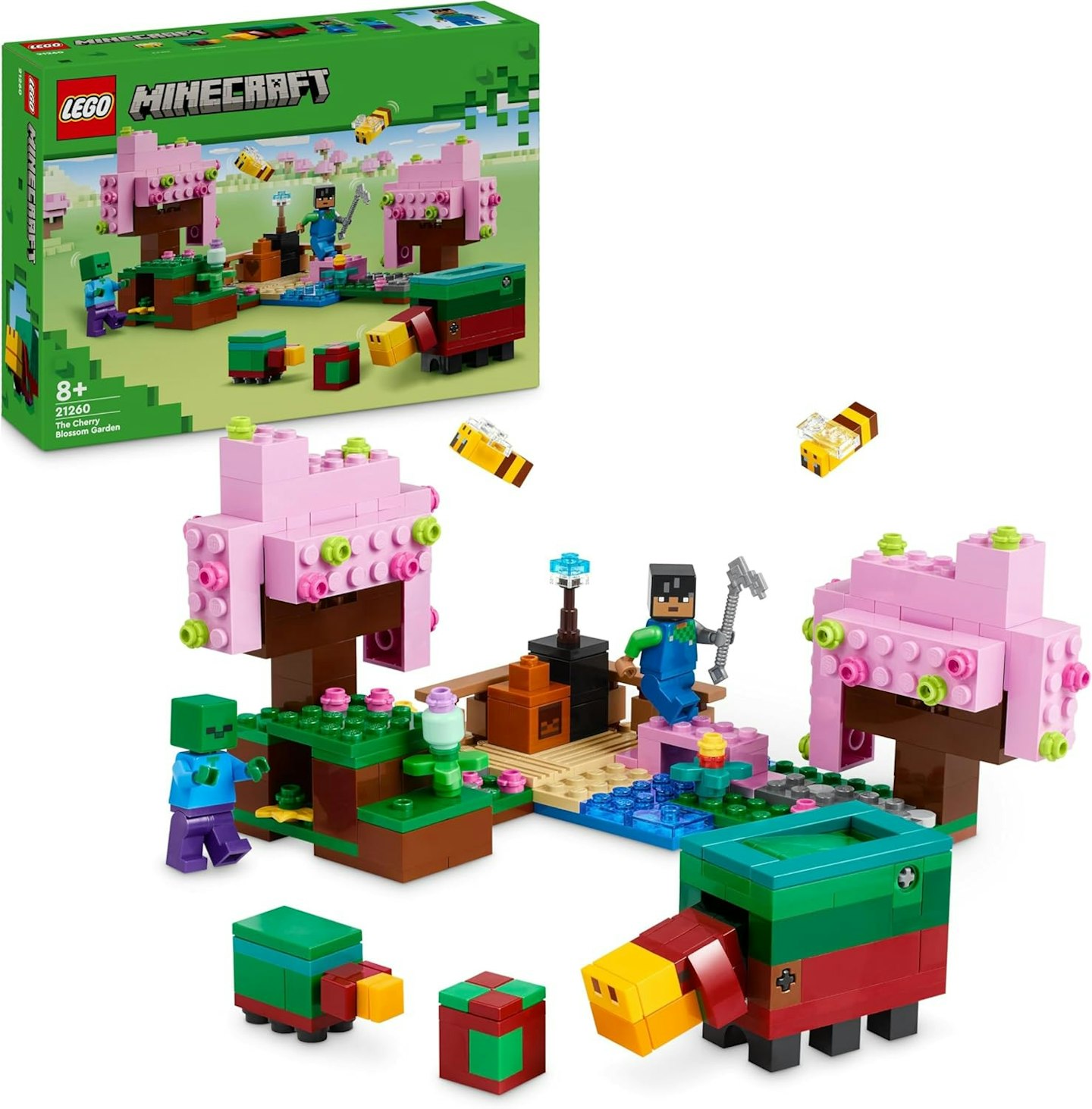 LEGO Minecraft The Cherry Blossom Garden Toy 