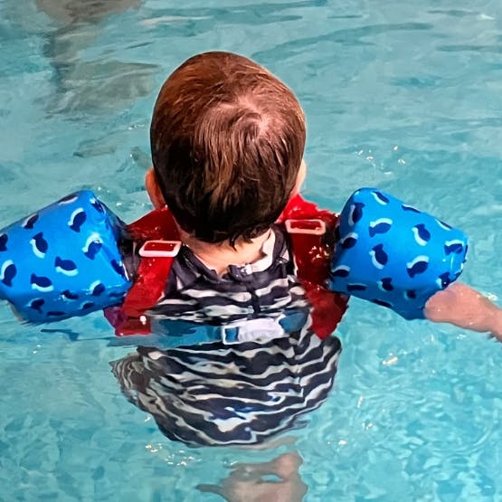 Baby boy swim fashion vest