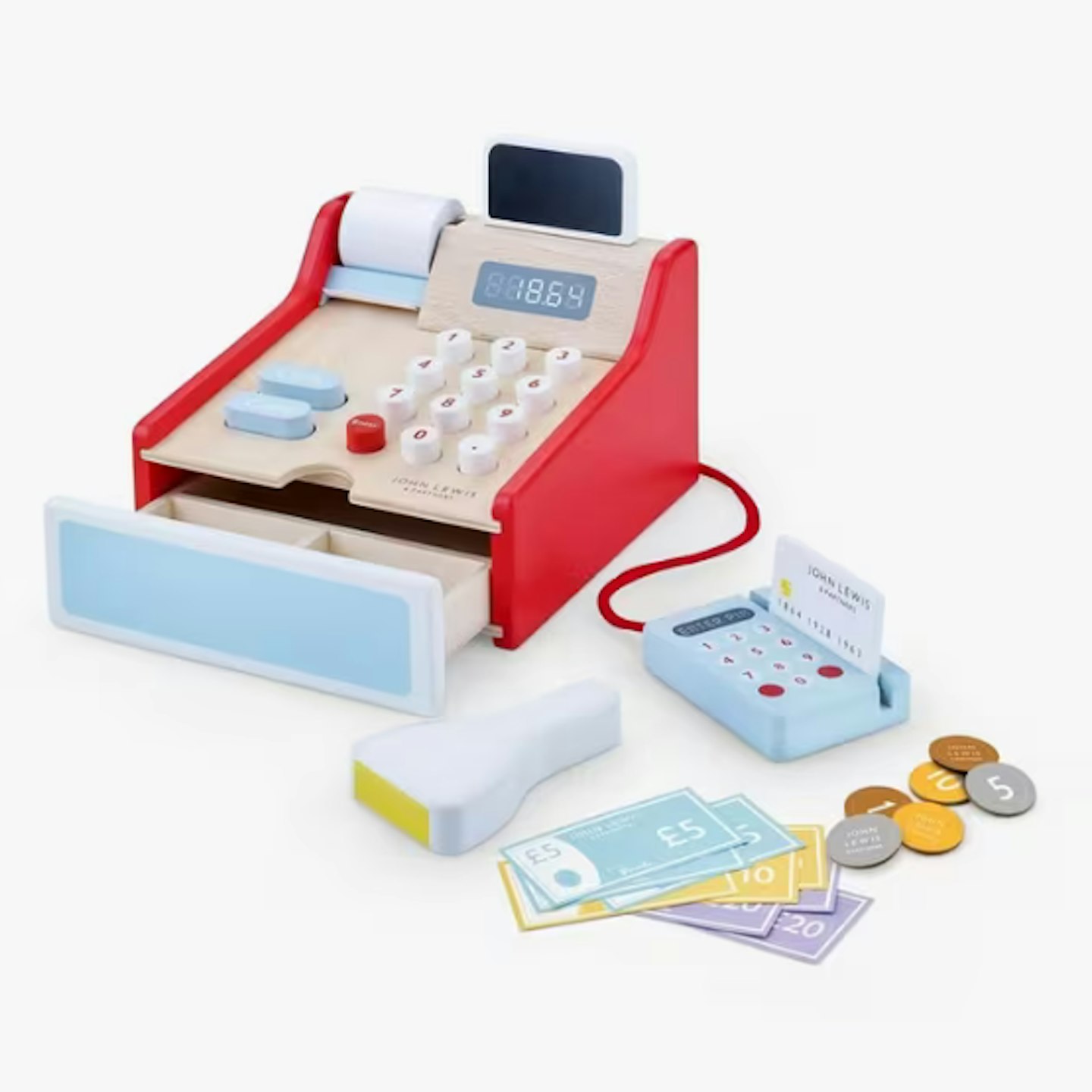 John Lewis Wooden Cash Register