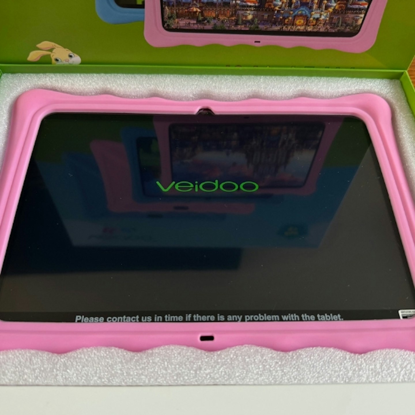 Kids Veidoo Android Tablet in the box