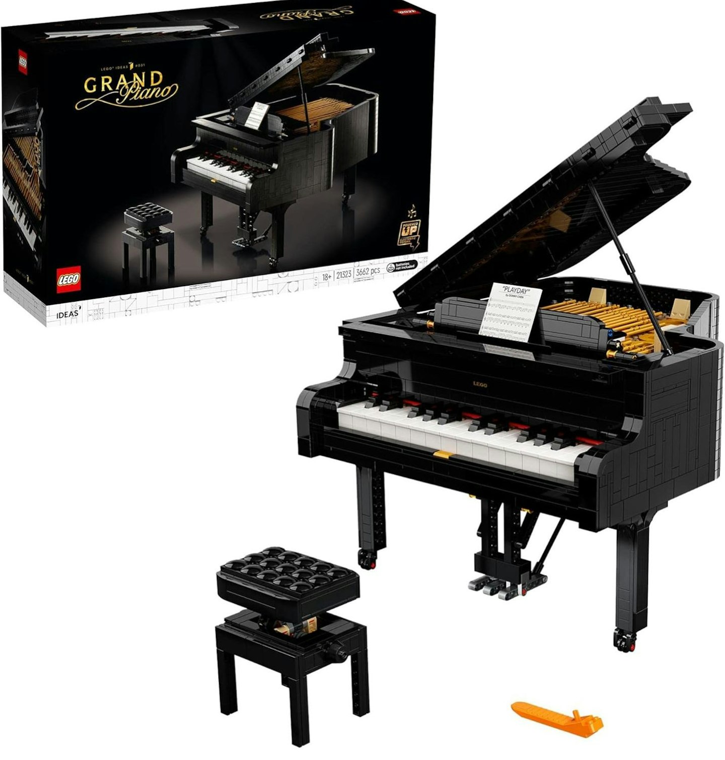  LEGO 21323 Ideas Grand Piano Model Building Set
