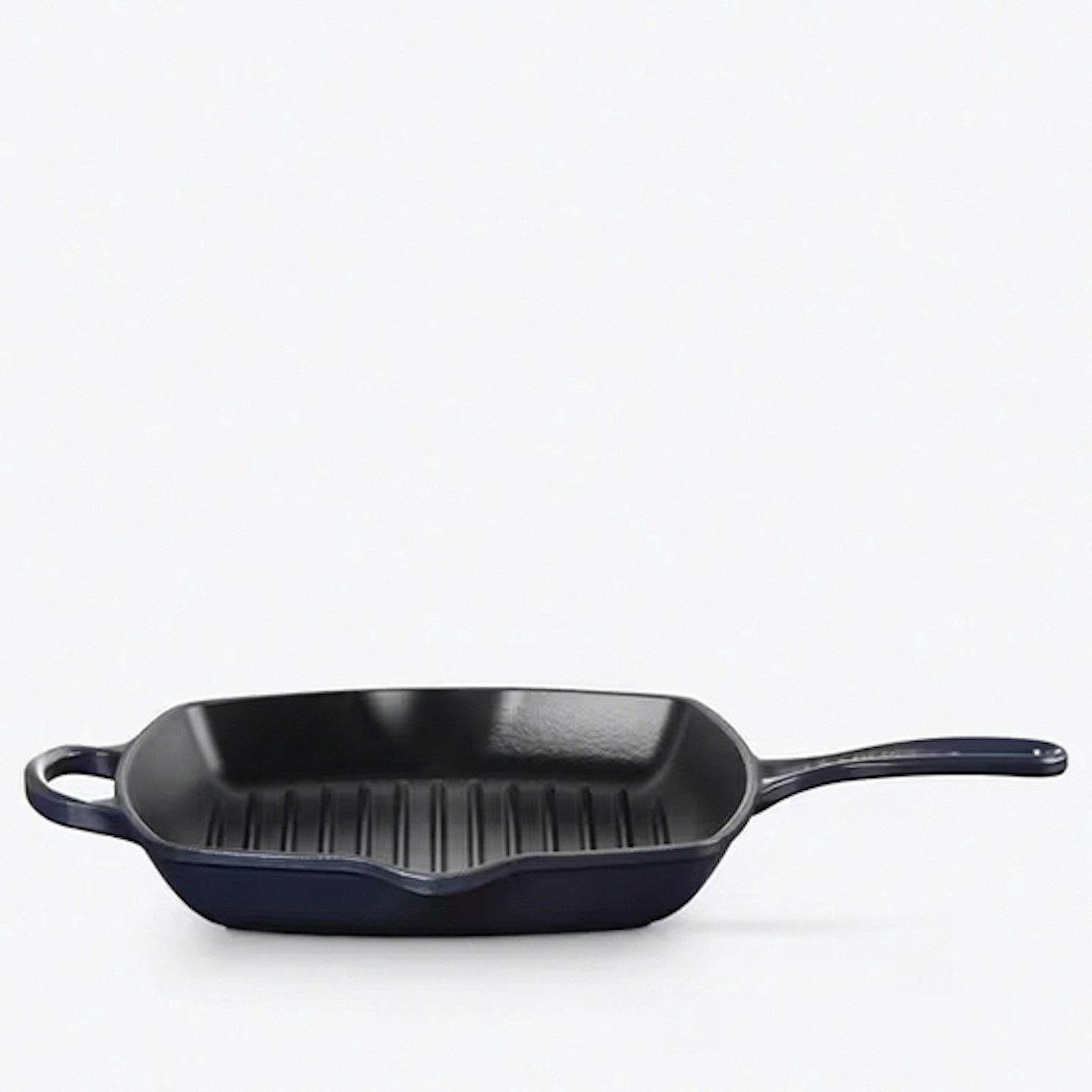 Le Creuset Cast Iron Signature Square Grillit, 26cm, Navy