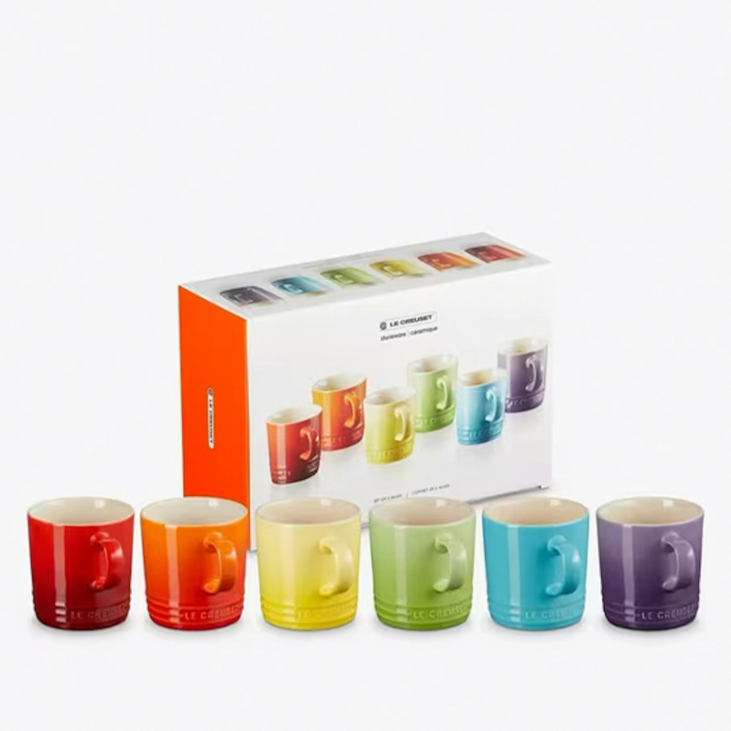 Le Creuset Stoneware Rainbow Mugs