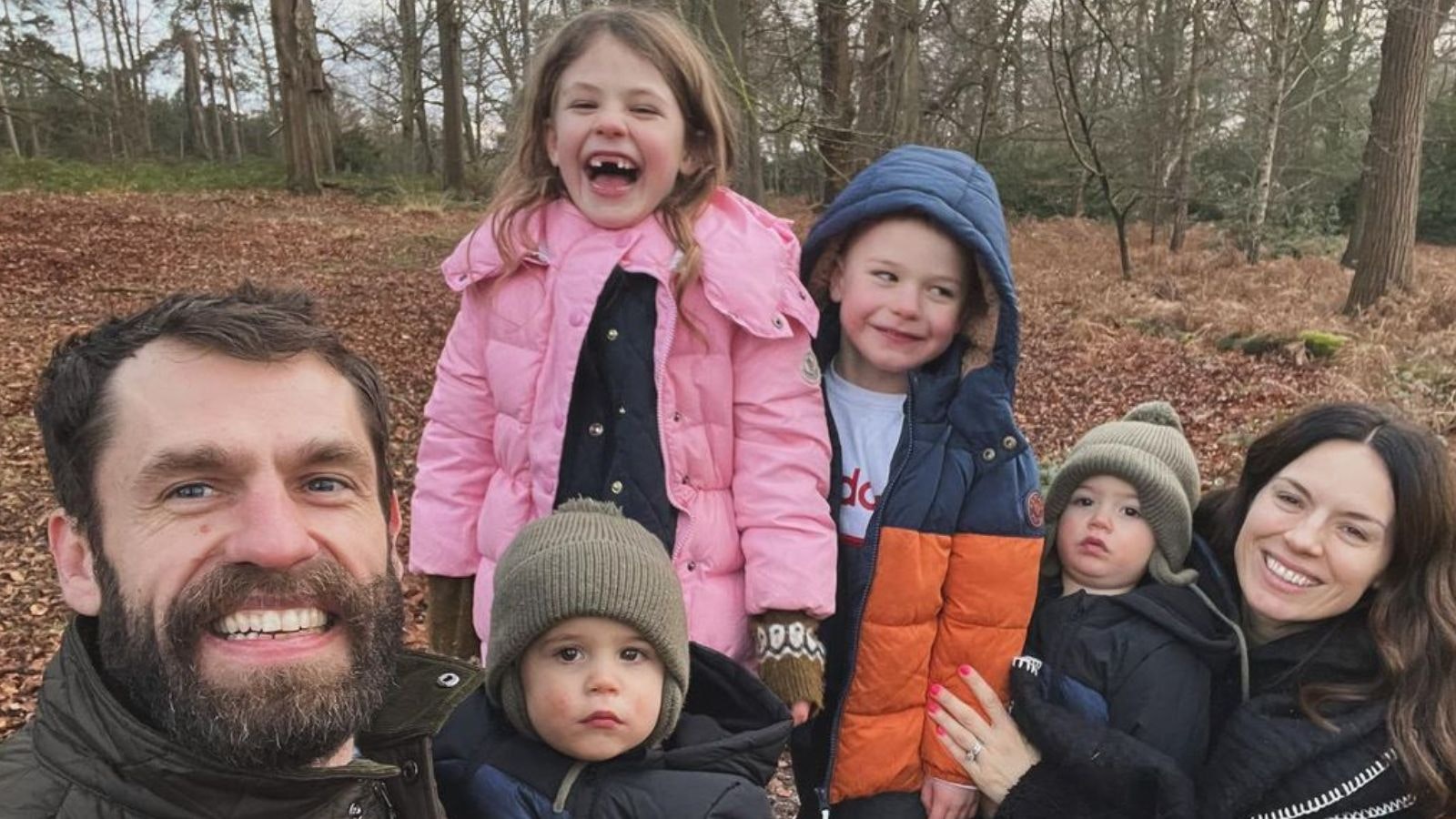 The Fletcher family enjoying some time outside