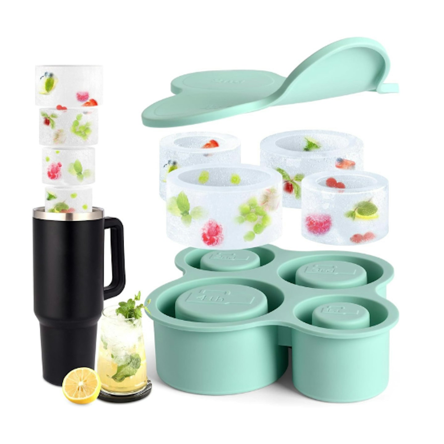Silicone Stanley Cup Ice Mold for various sizes