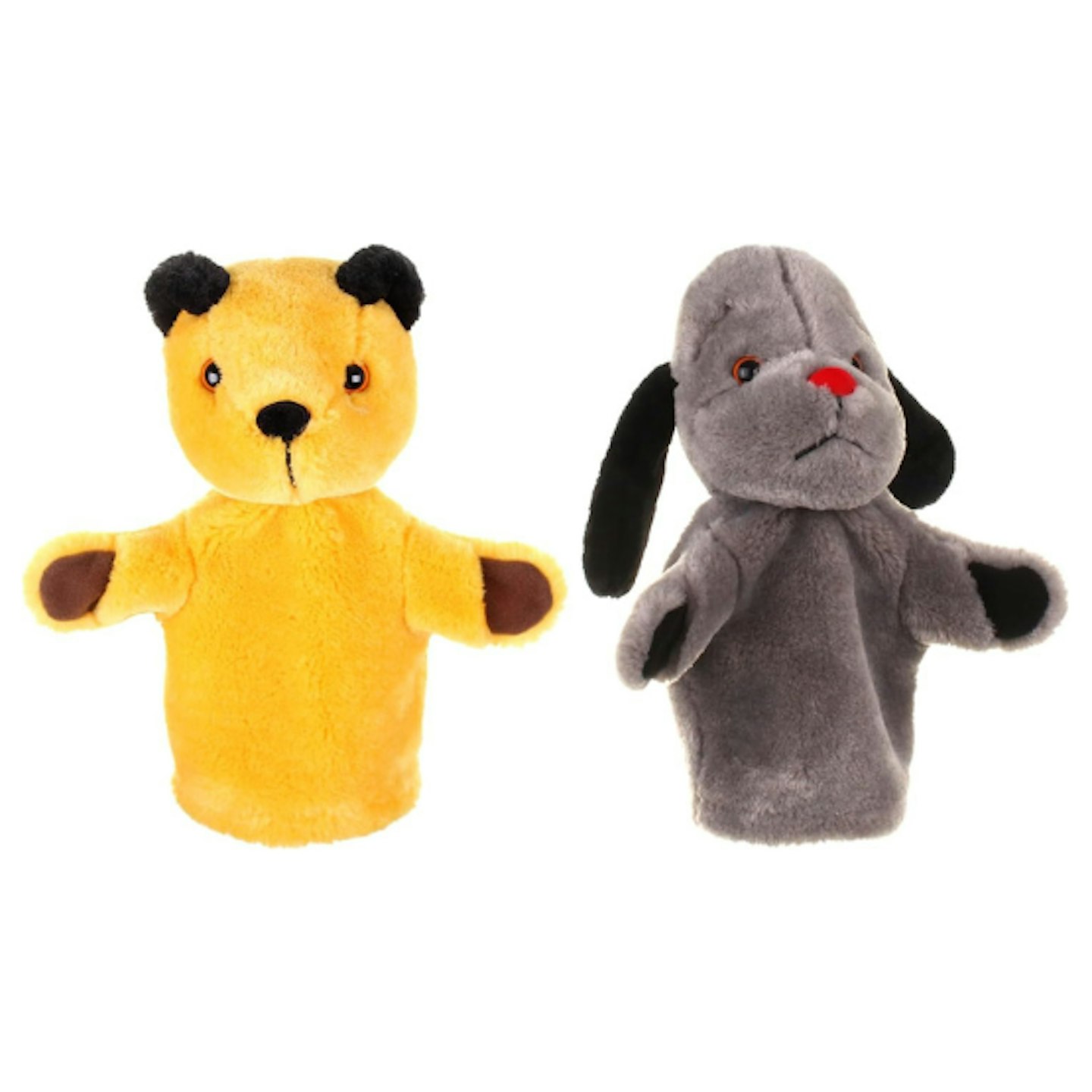 Sooty & Sweep twin pack, authentic hand puppets from The Sooty Show