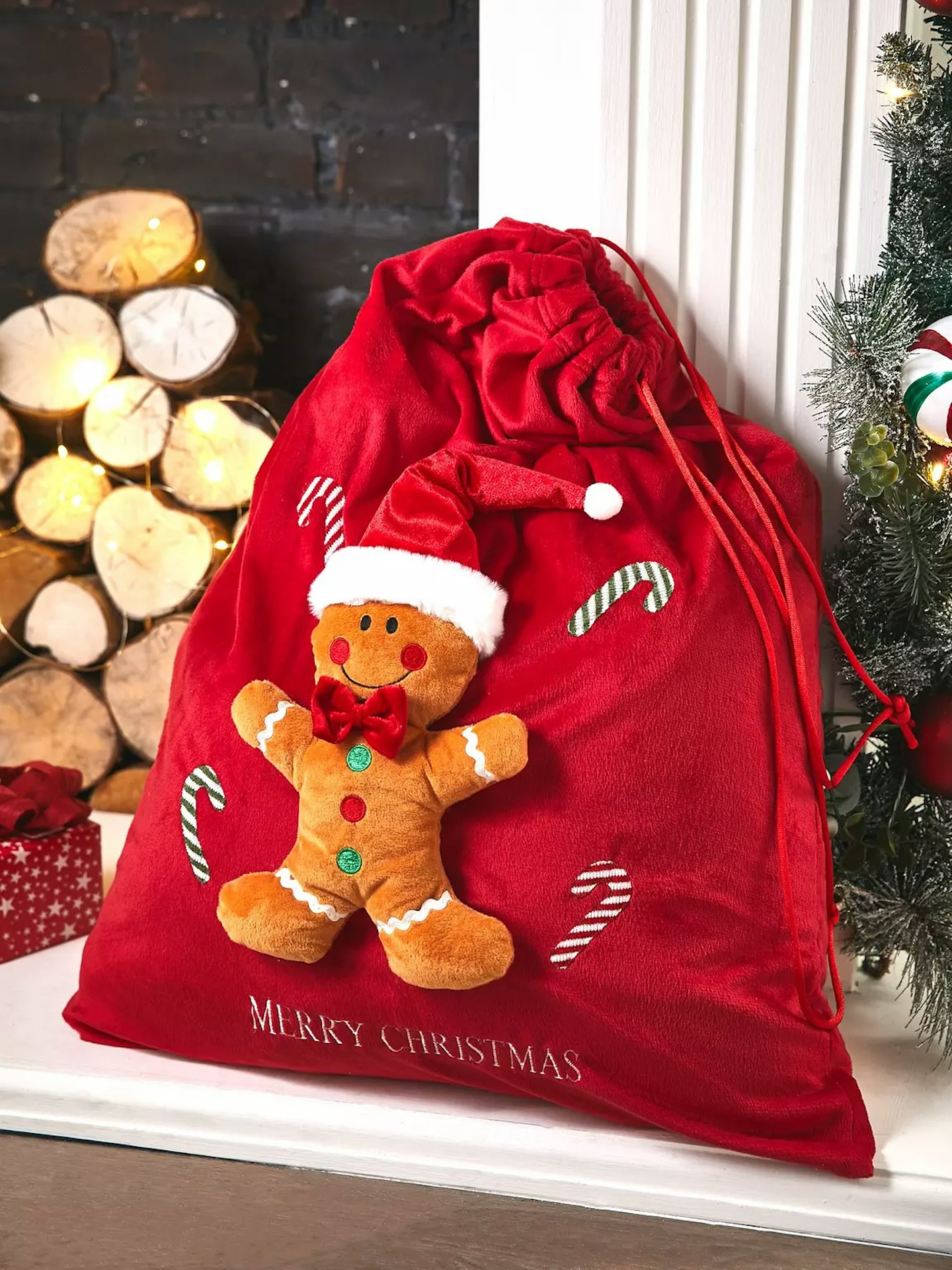 Three Kings Gingerbread Christmas Gift Sack