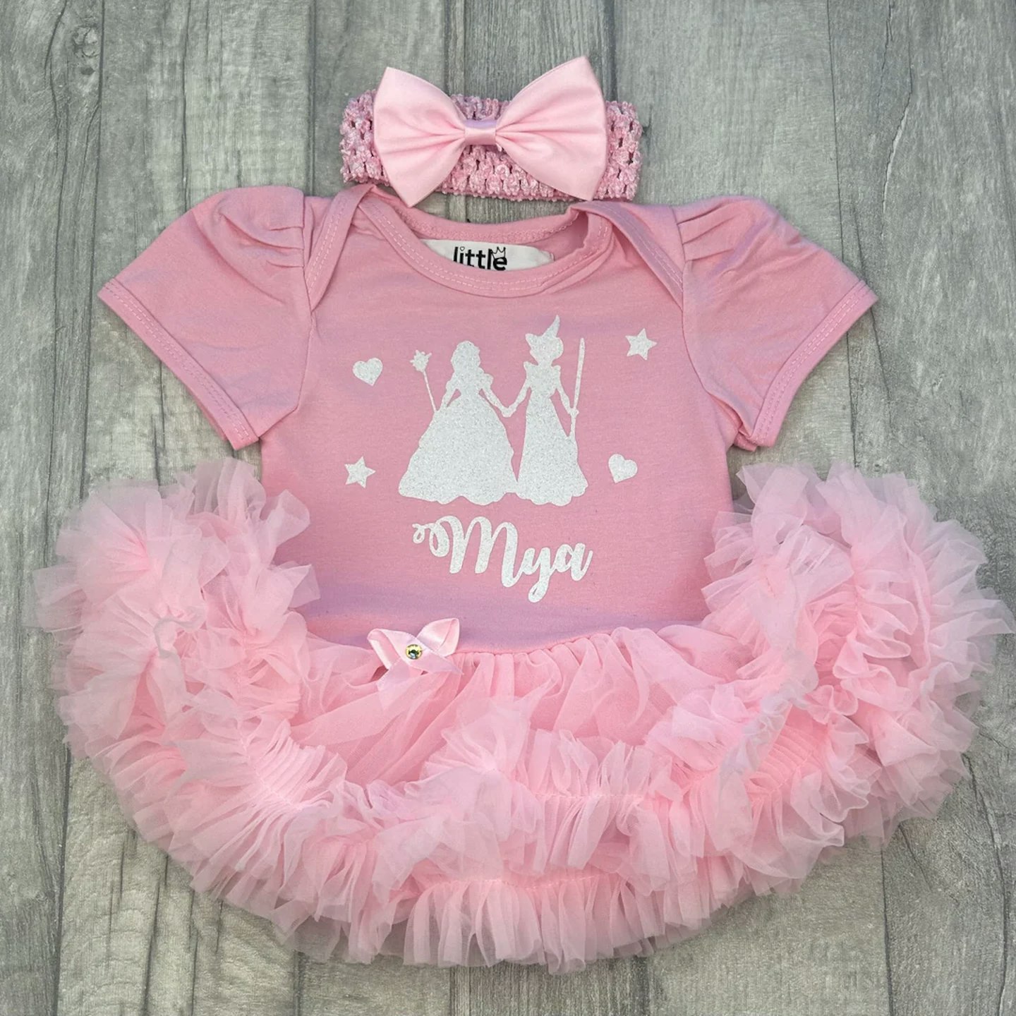 Wicked Personalised Baby Girl Sequin Dress