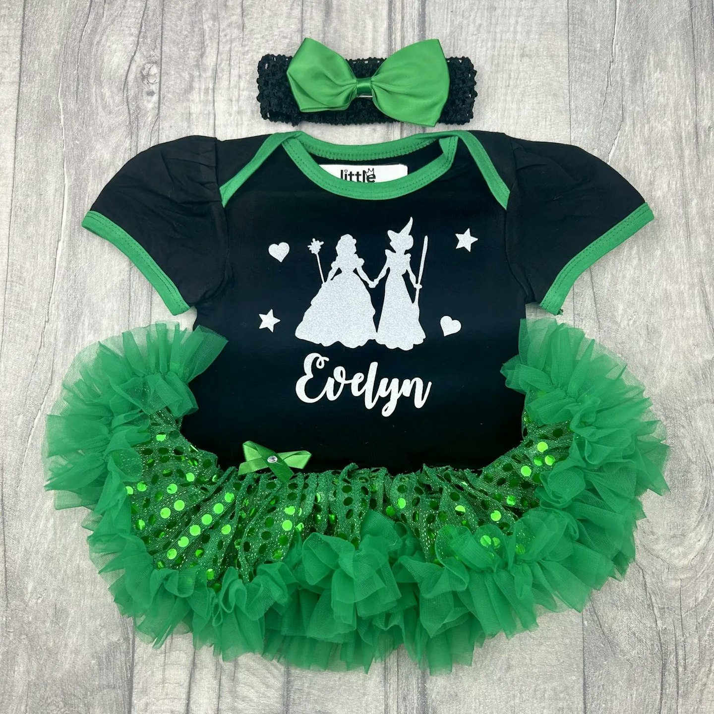 Personalised Wicked Tutu Romper Outfit