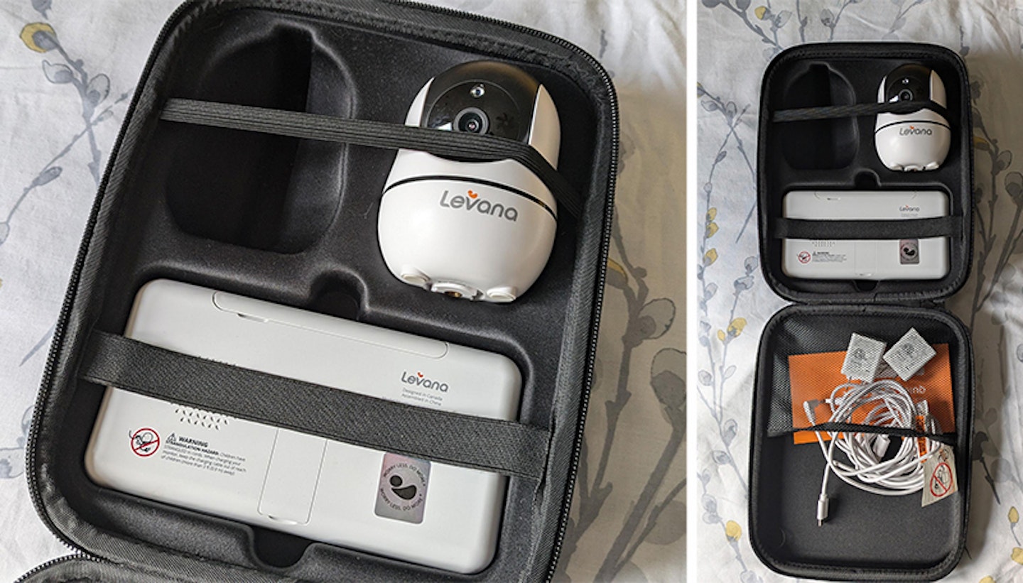 inside the levana Nala baby monitor case