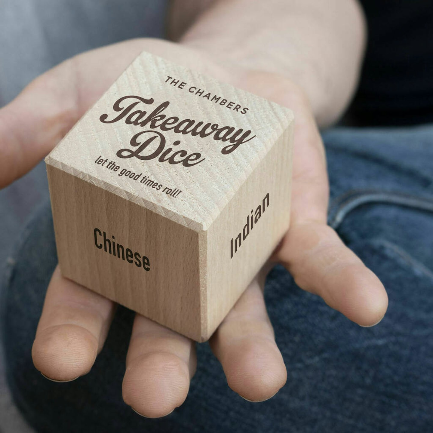 Personalised Takeaway Dice 