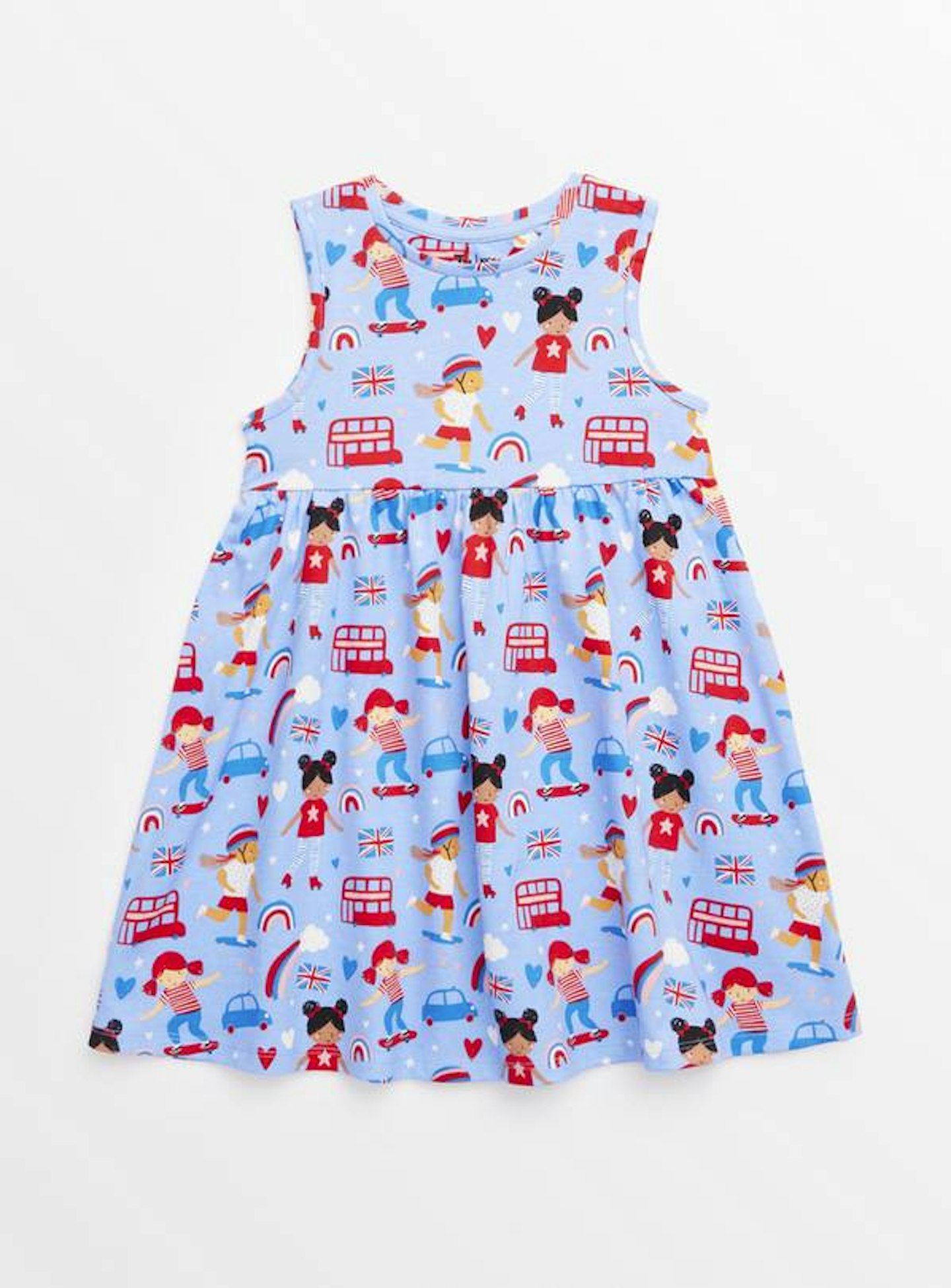 Blue Jersey Dress 1-2 years