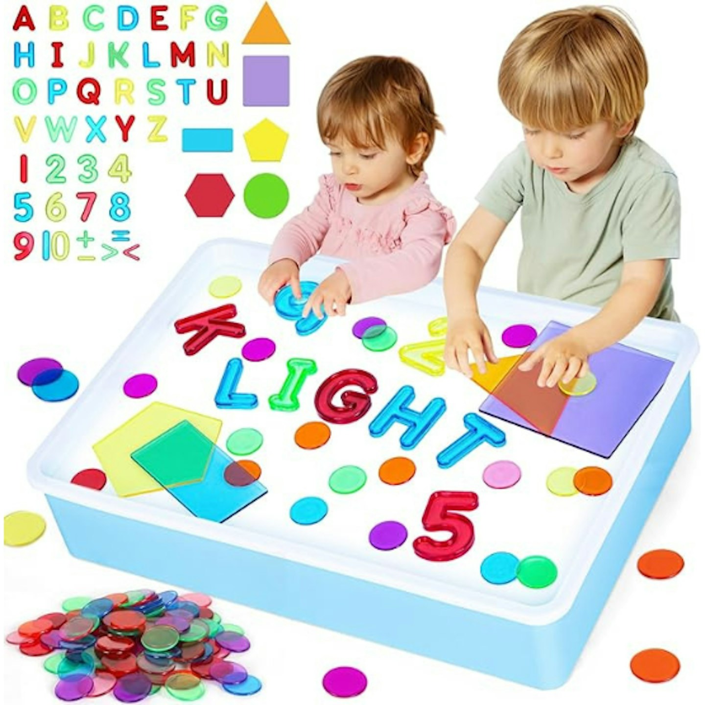 sensory light up table