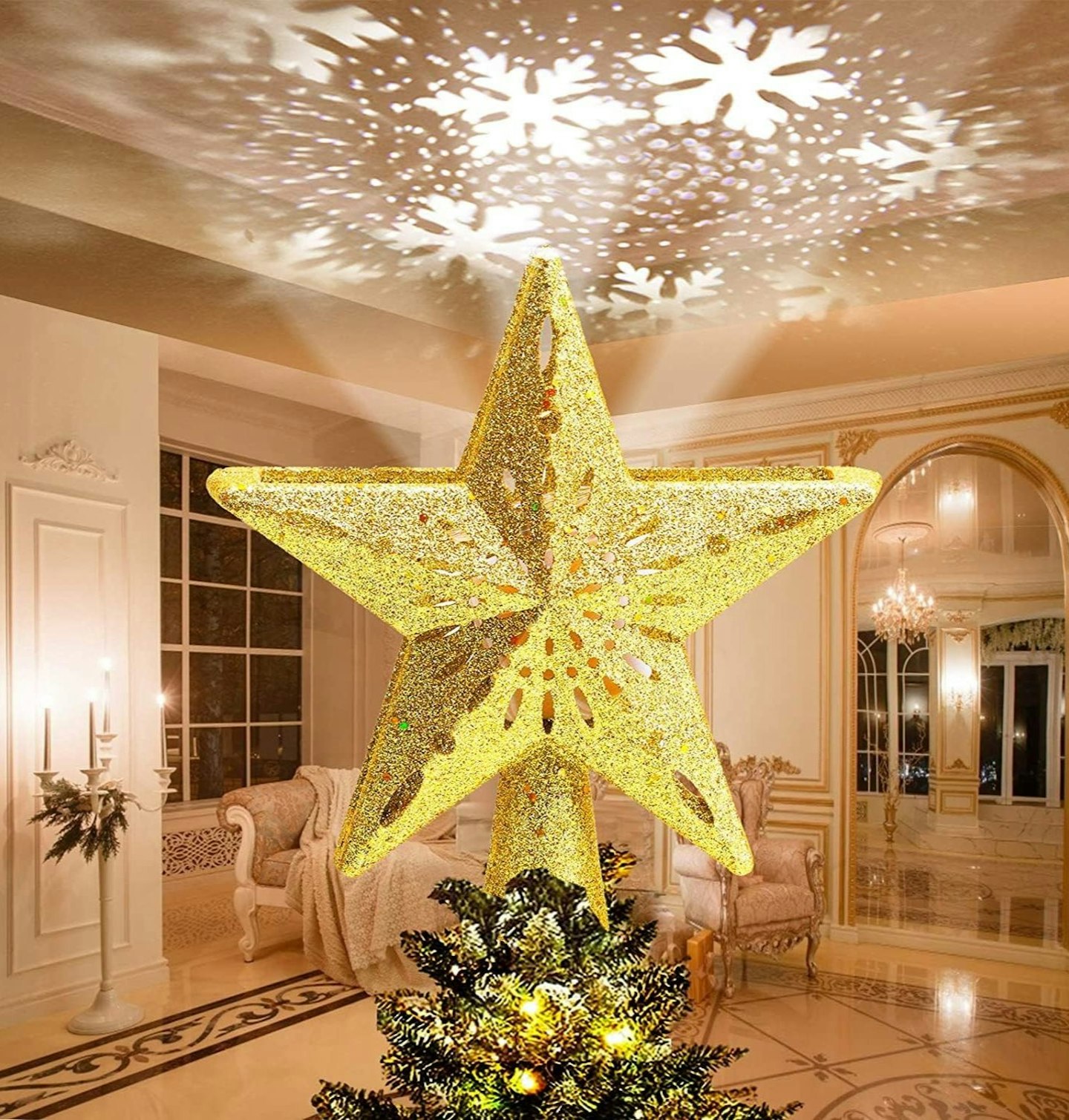 Avoalre Christmas Tree Topper Projector