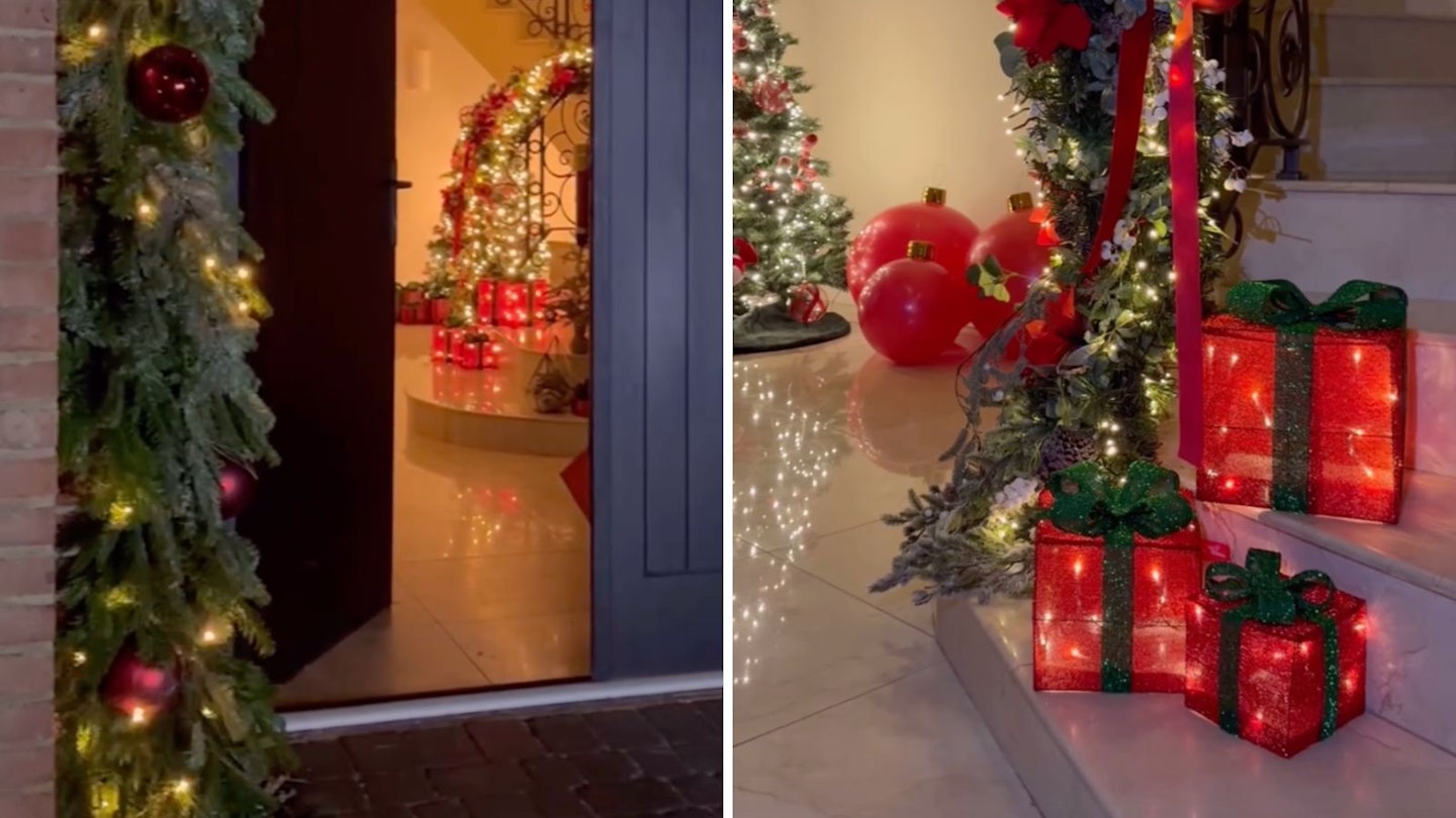 Charlotte Crosby's Christmas display