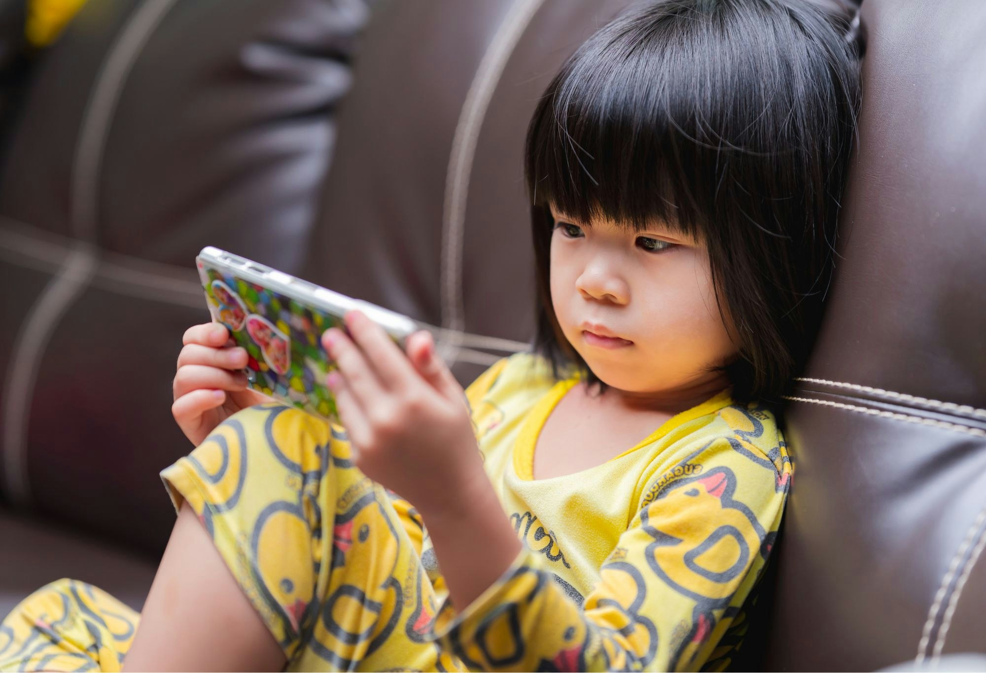 Child Using Smartphone