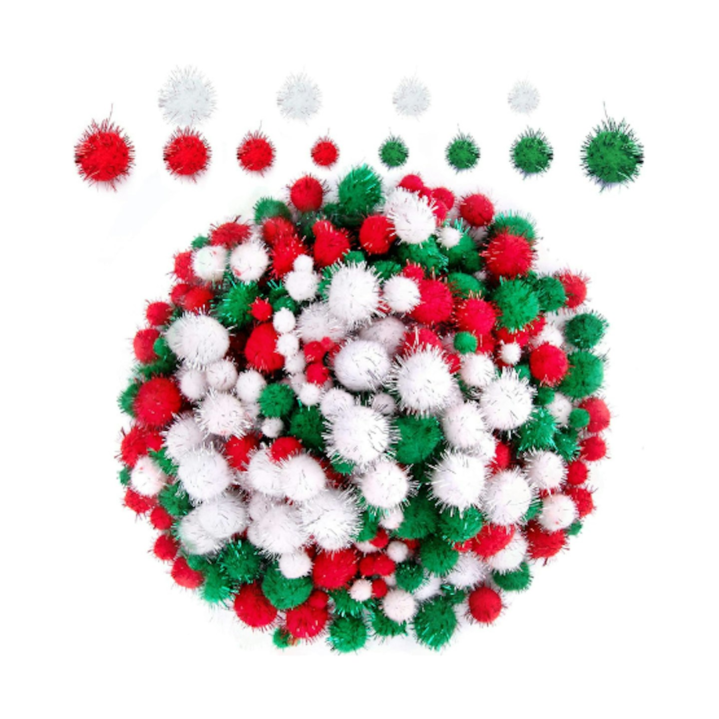 Christmas pom poms