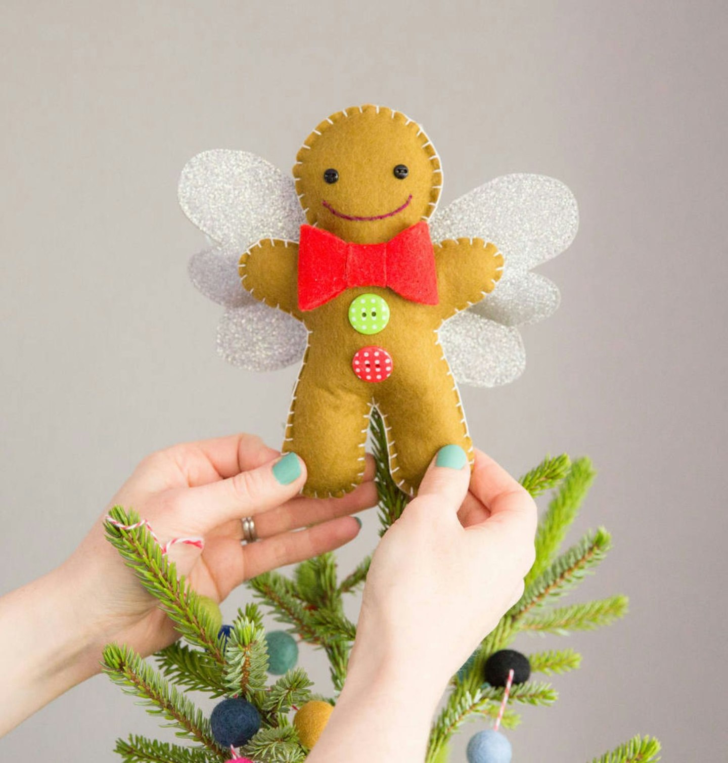 Gingerbread Man Tree Topper