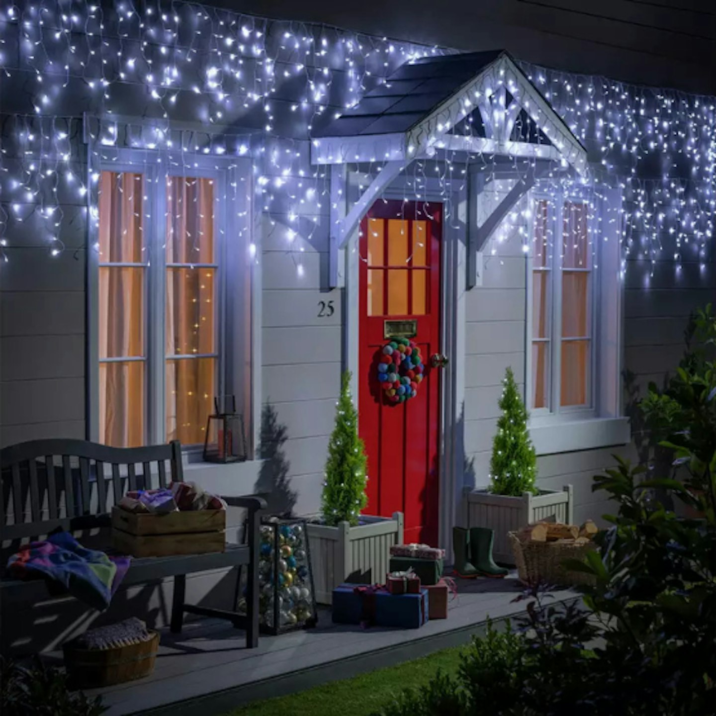 Argos christmas icicle lights discount
