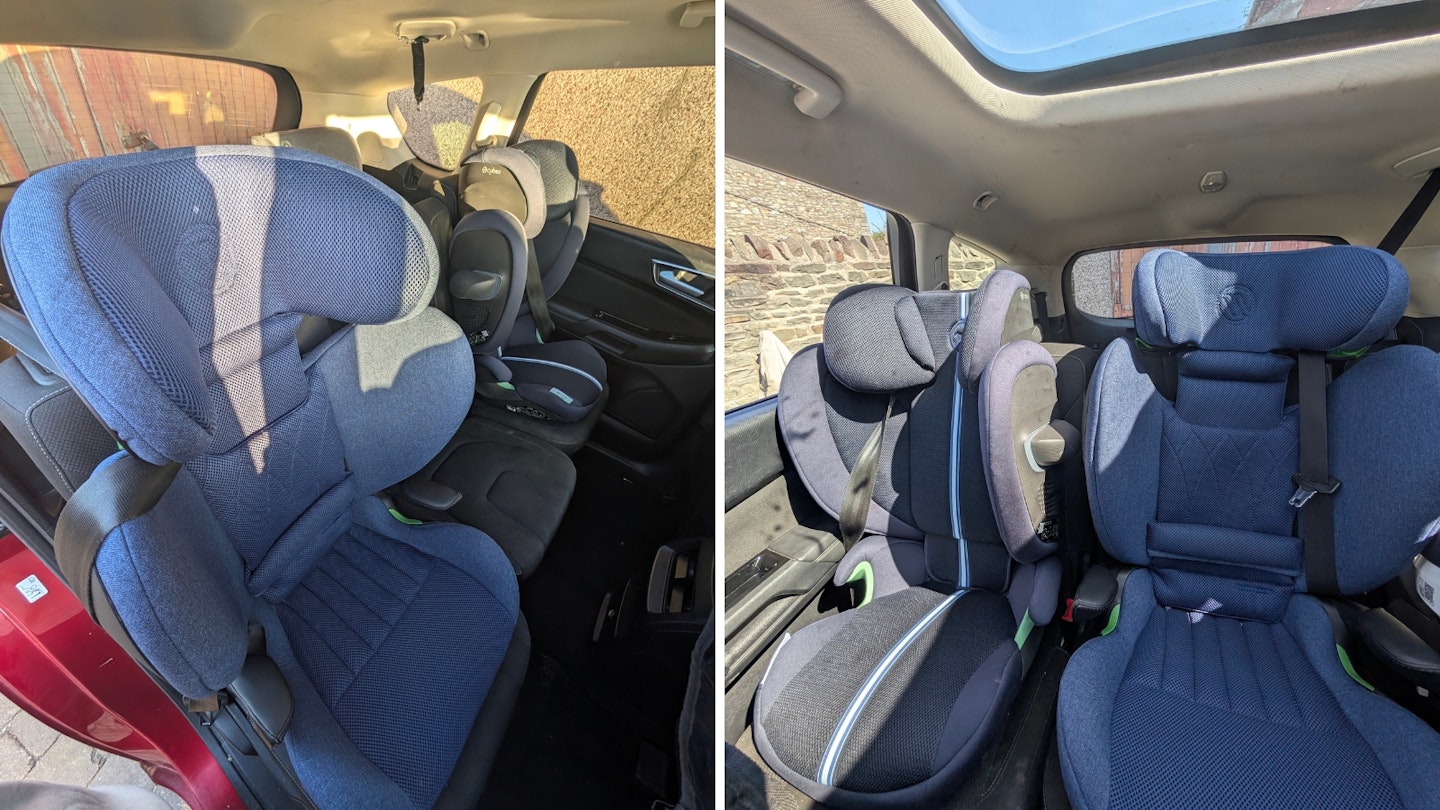 Avionaut MaxSpace Airflow set up in Senior Digital Writer, Hannah Carroll's Ford S Max.