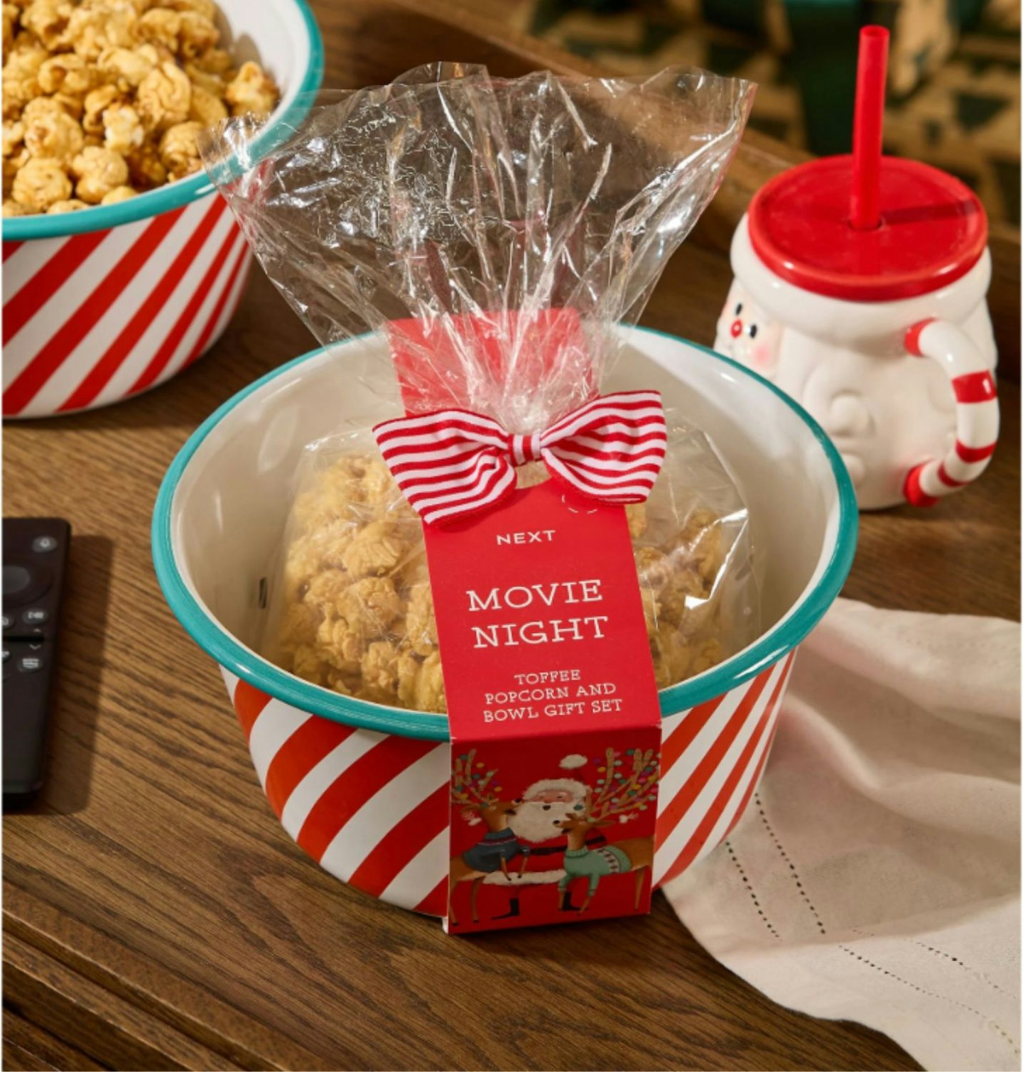 Next - Christmas Toffee Popcorn Movie Night Gift Set
